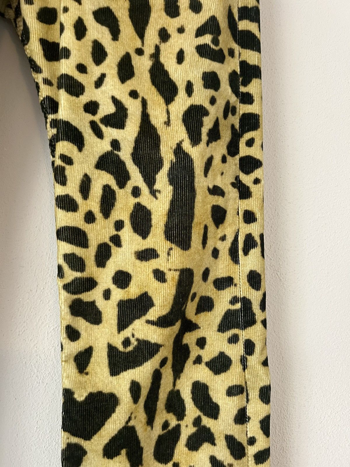 Dries Van Noten Leopard Print Corduroy Pants Size US 30 / EU 46 - 5 Thumbnail
