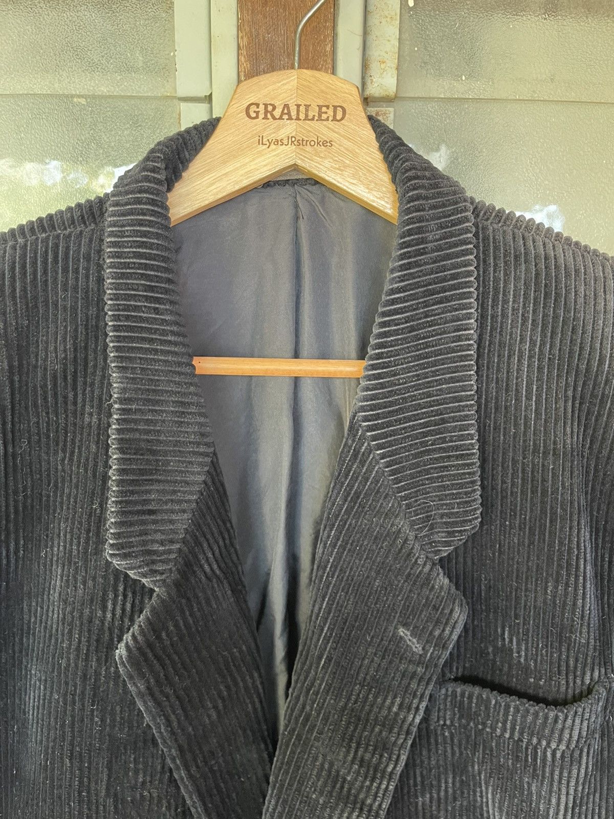 Comme des Garcons Homme Vintage Comme Des Garcons AD1990 Corduroy Faded Arms Jacket Size US M / EU 48-50 / 2 - 16 Thumbnail