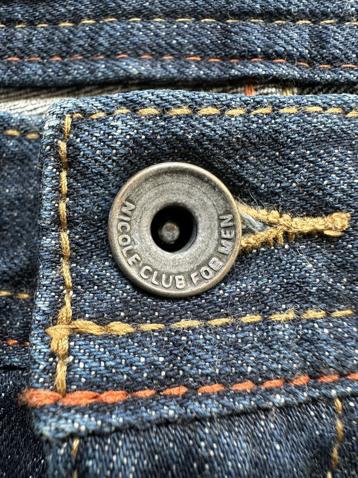 Japanese Brand Y2K NCFM indigo denim Size US 35 - 13 Thumbnail