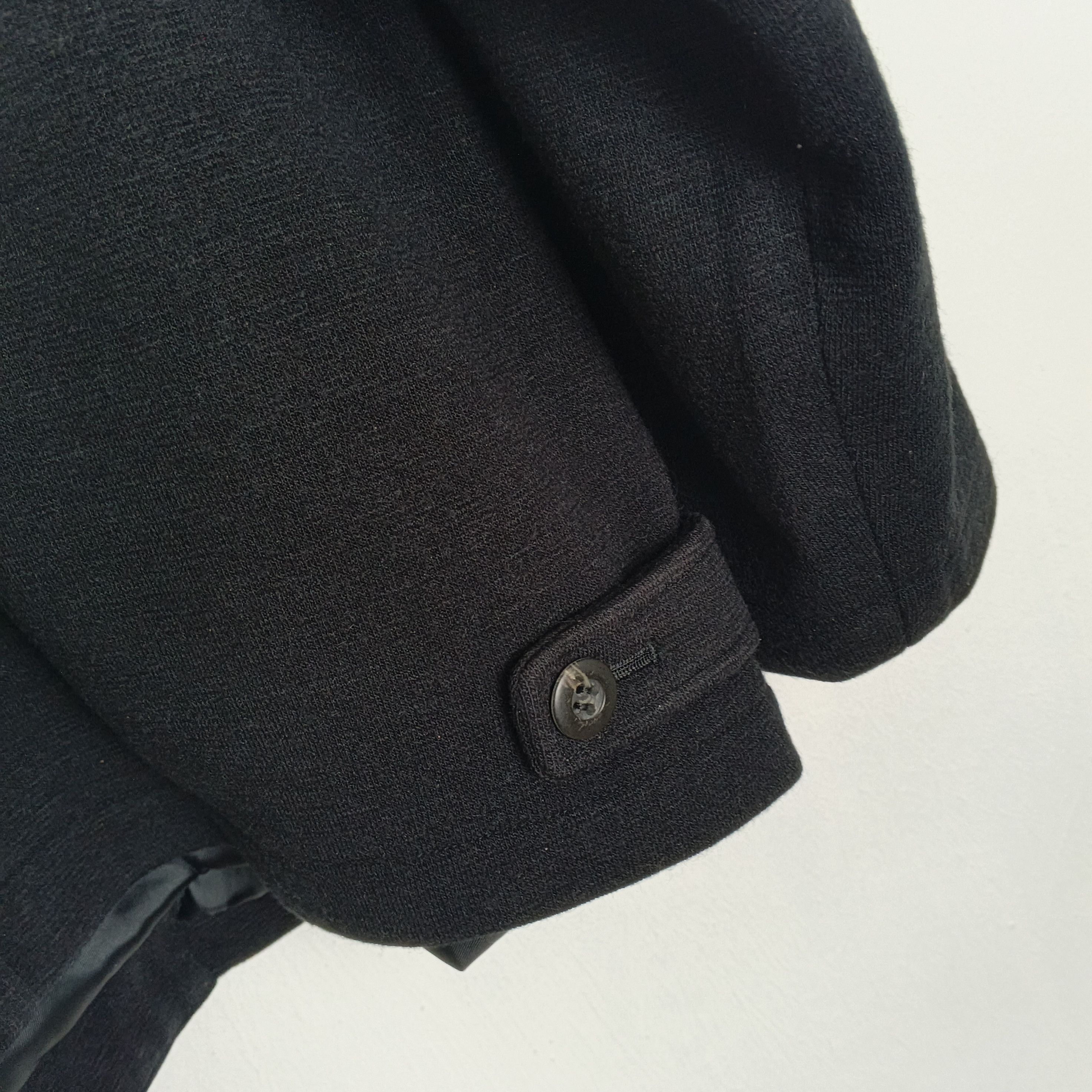 Versace RARE Vintage 90s Alfredo Versace Designer Wool Coat Size US L / EU 52-54 / 3 - 6 Thumbnail