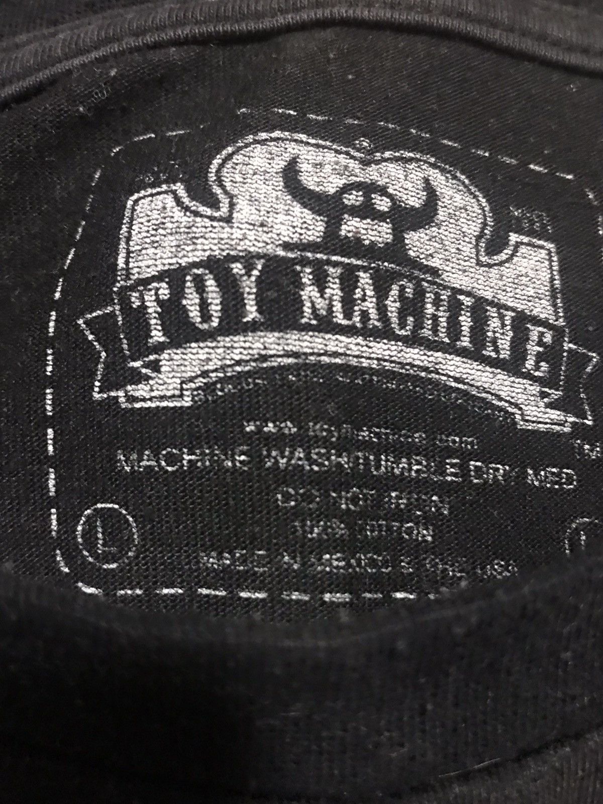 Toy Machine Toy Machine x Vintage Black/Green Huge Monster Logo Tee Size US L / EU 52-54 / 3 - 3 Thumbnail