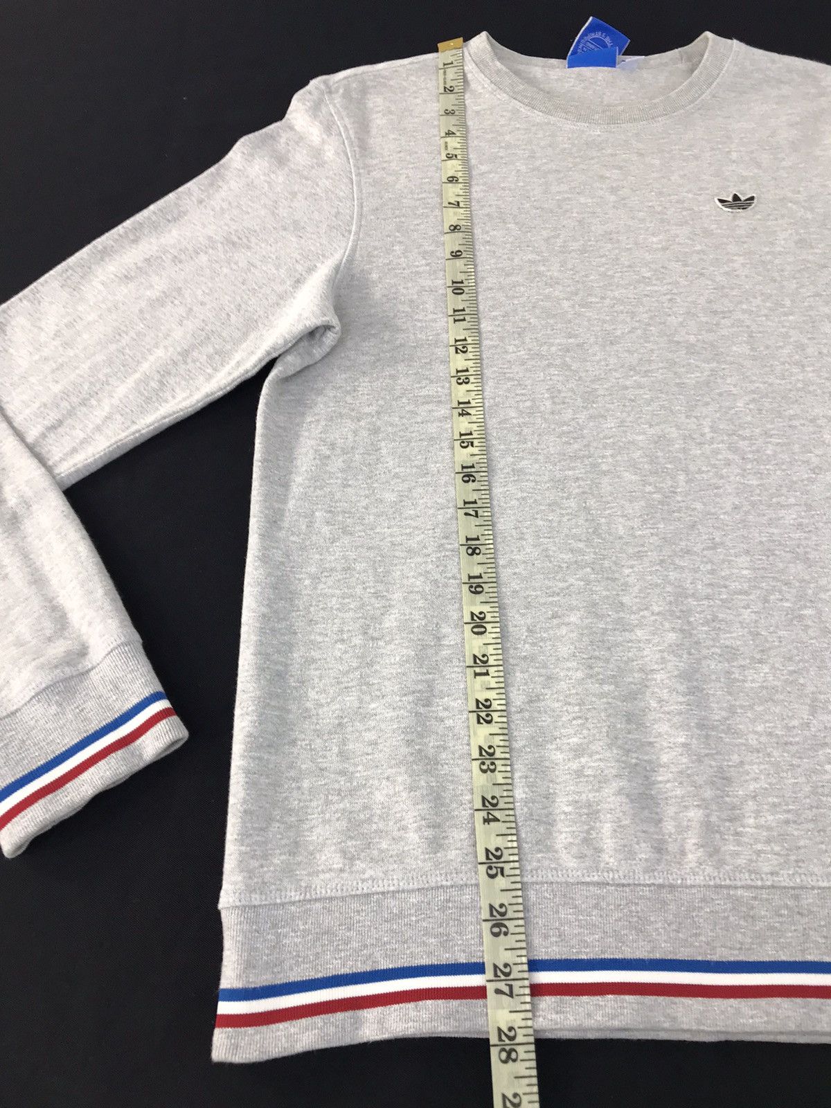 Adidas × Vintage Vintage Sweatshirt Adidas Logo Striped Design Style Size US M / EU 48-50 / 2 - 11 Thumbnail