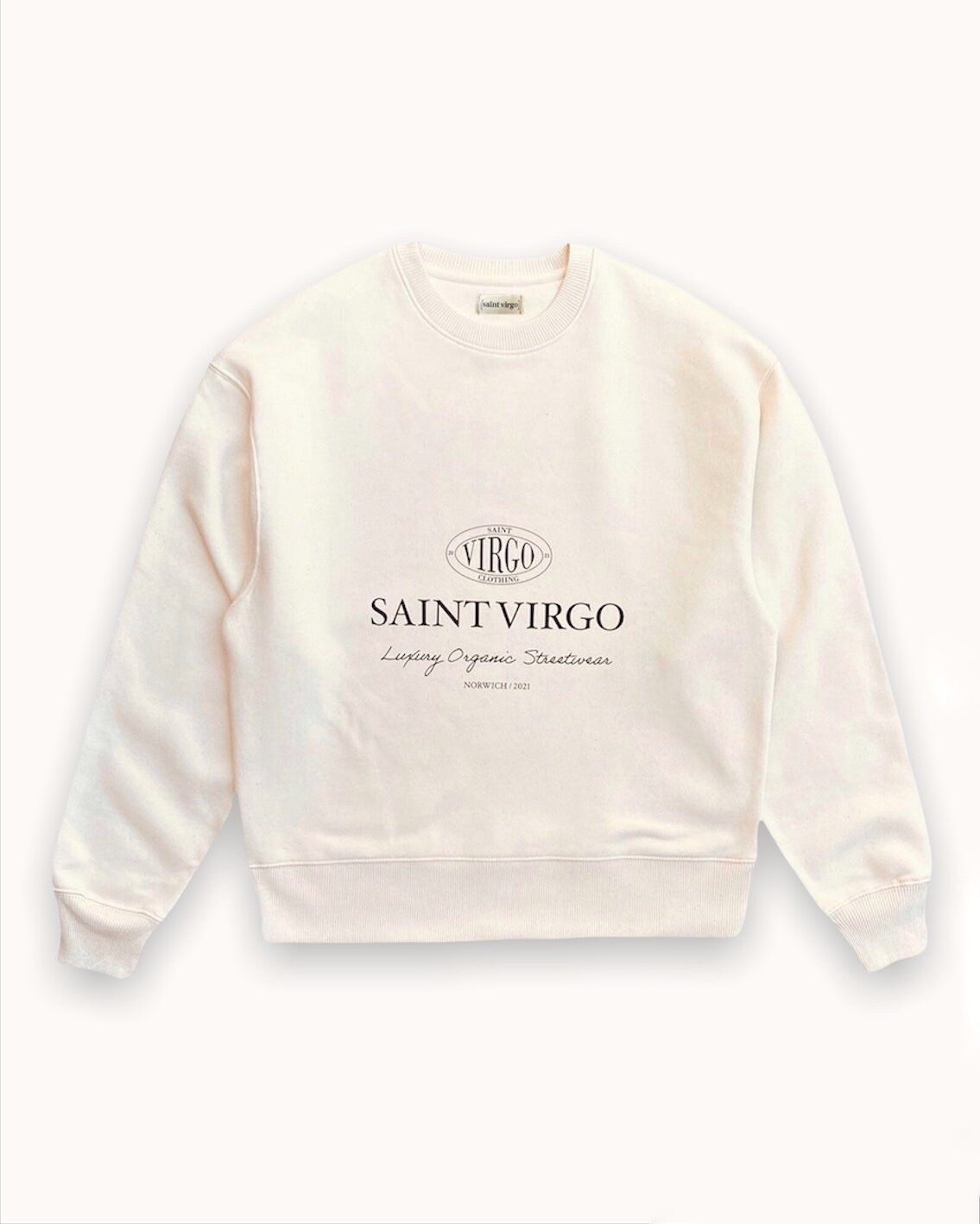 Other Saint Virgo Luxury Crest Organic Cotton Sweatshirt - Small Size S / US 4 / IT 40 - 1 Thumbnail