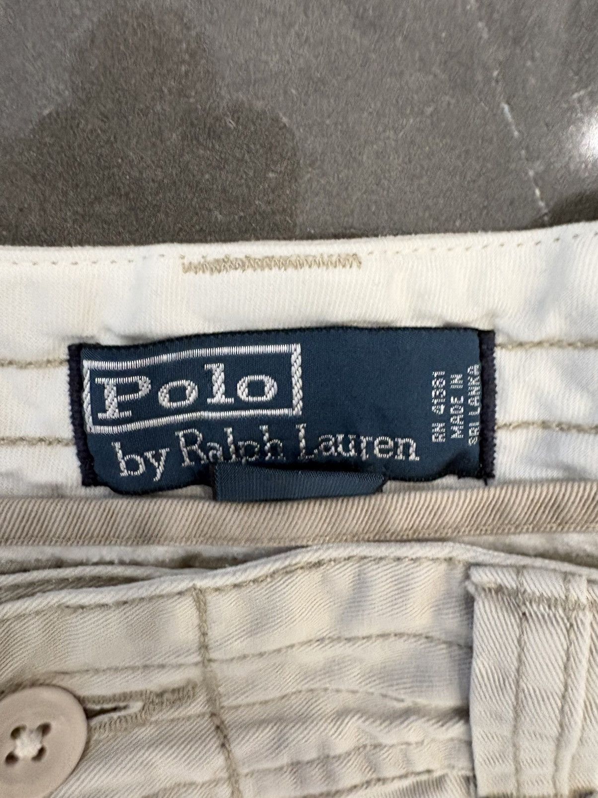Polo Ralph Lauren Vintage Polo Ralph Lauren Chino Cargo Shorts Beige Tan 38 Size US 38 / EU 54 - 5 Thumbnail