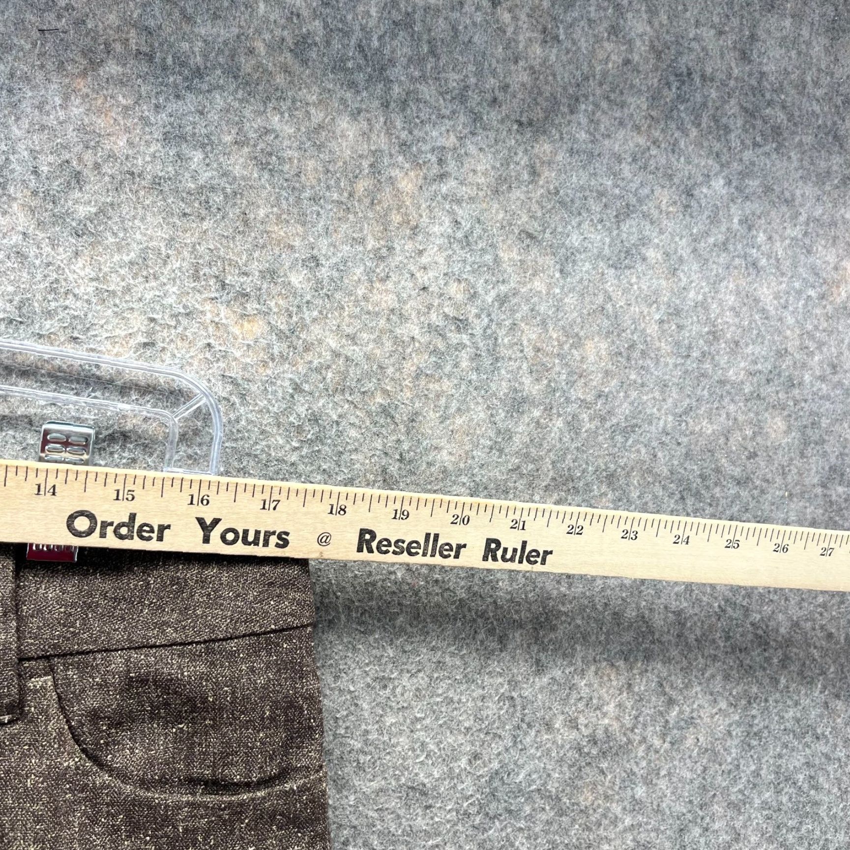 Adidas VINTAGE Adidas Dress Pants Mens Medium Brown Chino Pleated Wool Trouser Front Flat Front Straight Leg Size US 31 - 3 Thumbnail