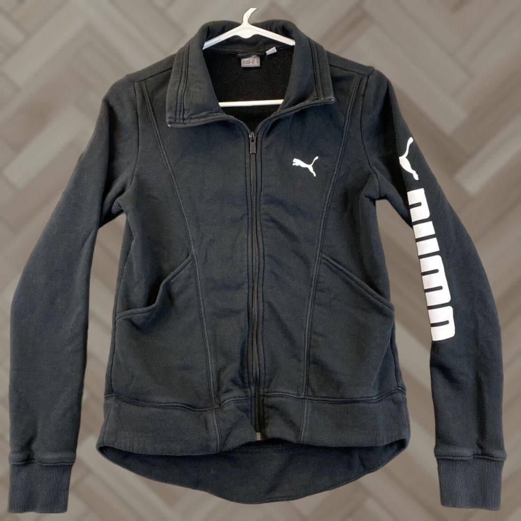 Puma PUMA Women's Sweat Jacket Small Black Full Zip Long Sleeve Athleisure Fall Winter Spring Women's Clothing Size S / US 4 / IT 40 - 1 Thumbnail