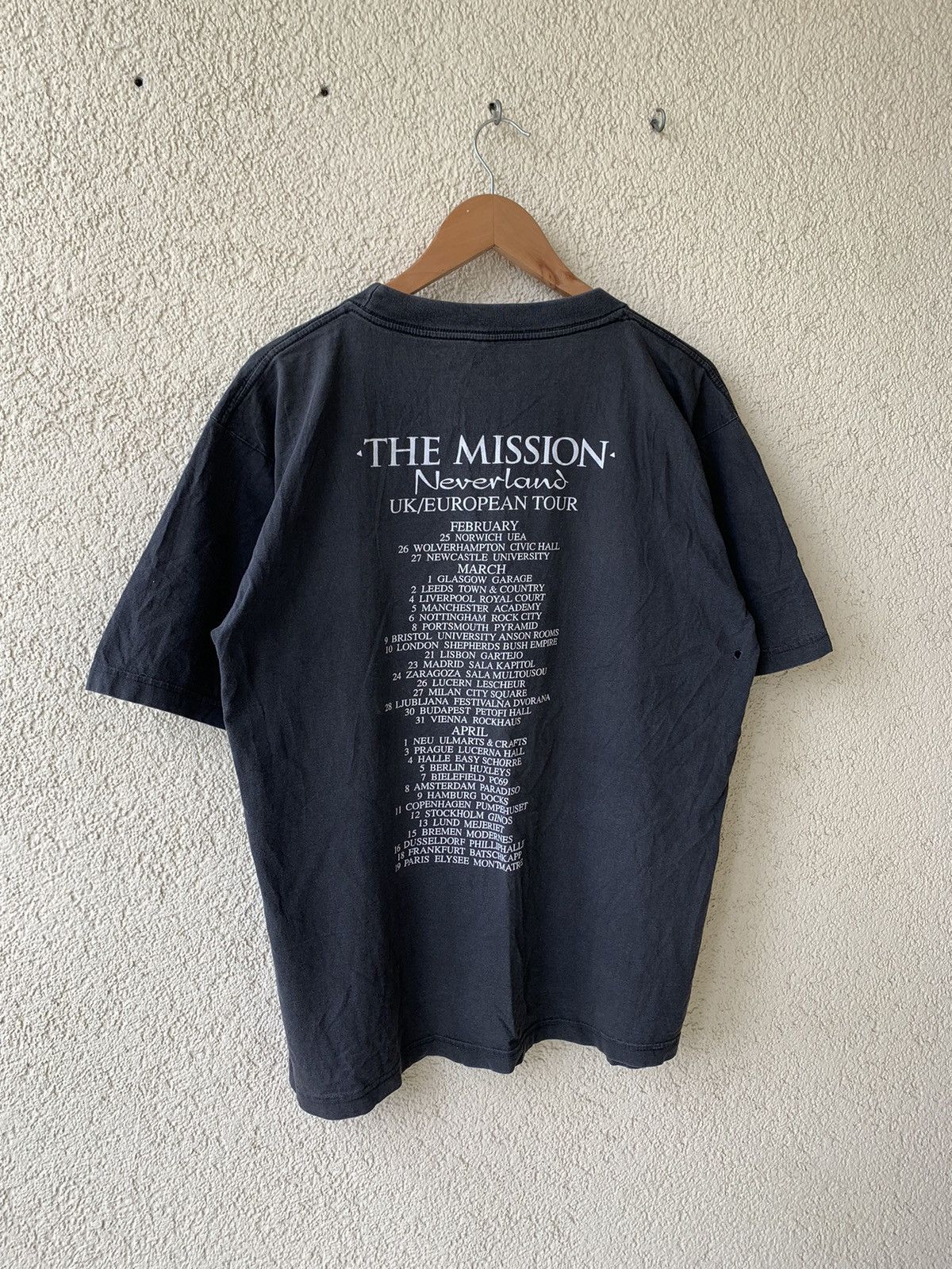 Band Tees × Vintage vintage The Mission band t shirt 1995 like Sisters Size US XL / EU 56 / 4 - 4 Thumbnail