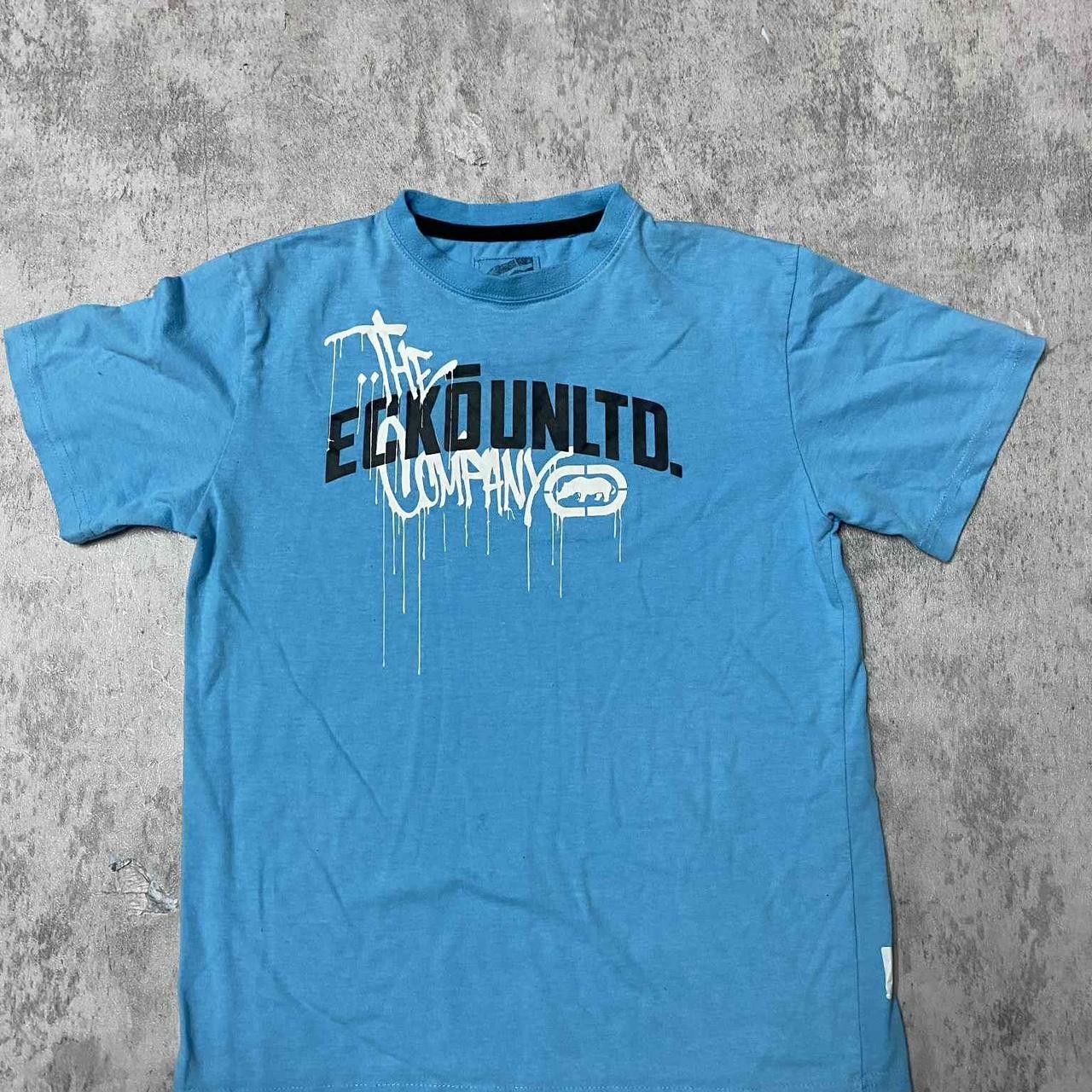 Ecko Unltd. Blue Ecko Unltd. streetwear t-shirt #skater Size US S / EU 44-46 / 1 - 1 Thumbnail