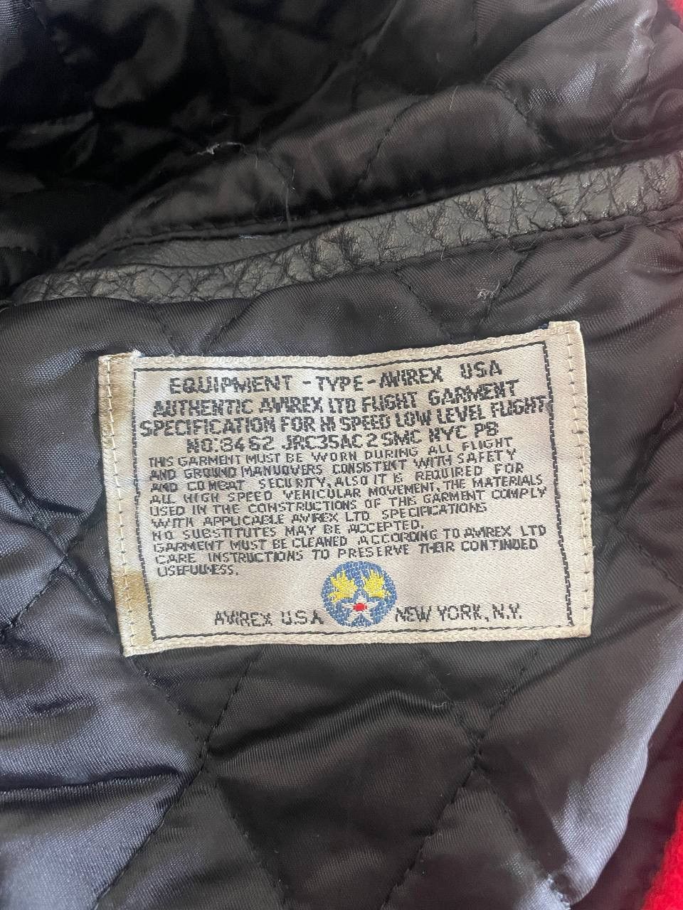 Avirex Avirex Varsity Jacket Leather Bomber USA Vintage Rare Size US M / EU 48-50 / 2 - 14 Thumbnail