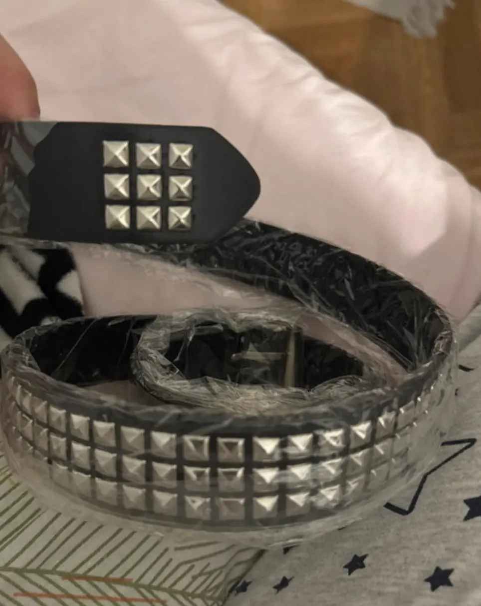 Vintage Rivet Heavy Metal Belt Size ONE SIZE - 11 Thumbnail