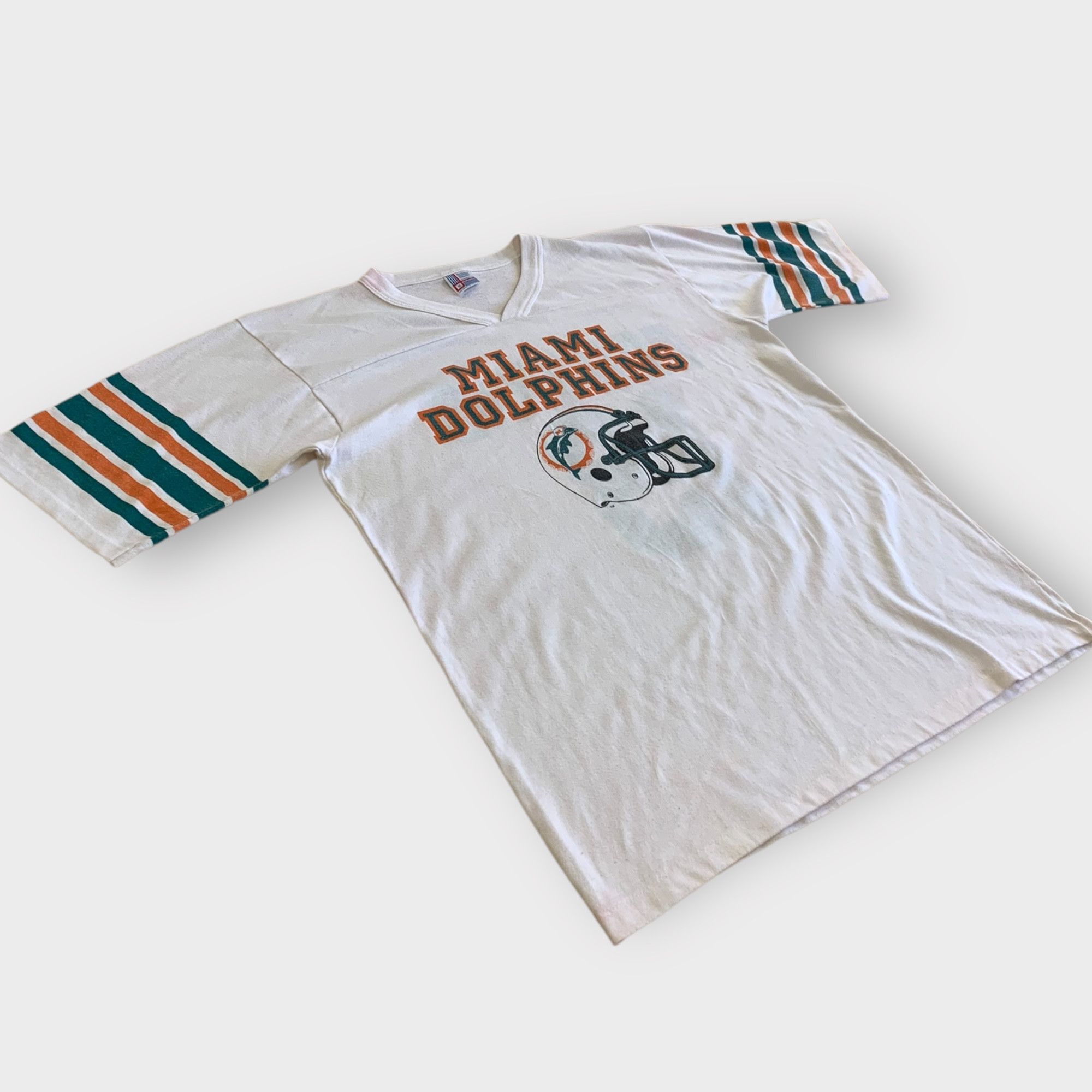 Vintage NFL Miami Dolphins t-shirt Size US XL / EU 56 / 4 - 4 Thumbnail