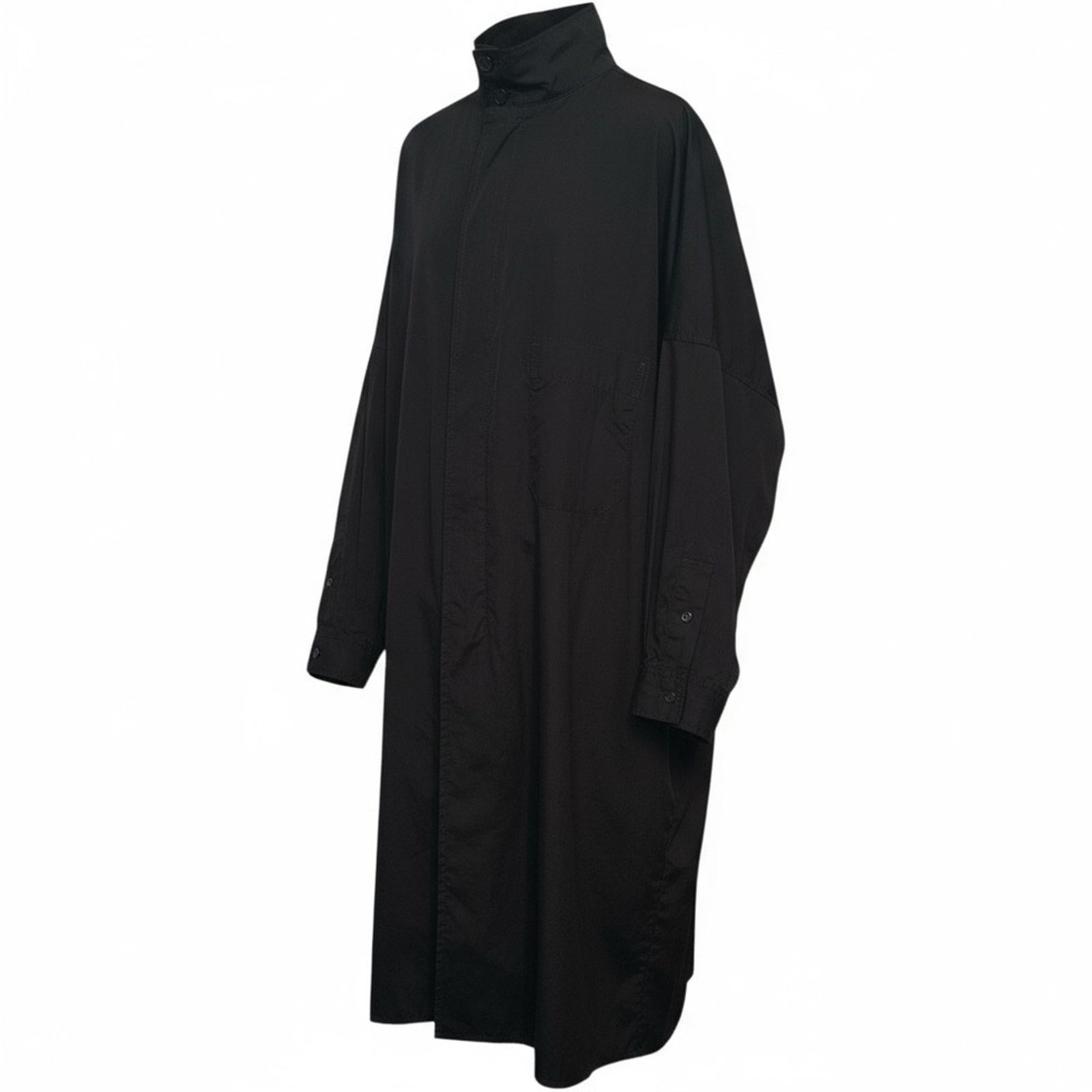 Yohji Yamamoto POUR HOME SS20 B ring W-ZIP long shirt black size 3 M Cotton Size US M / EU 48-50 / 2 - 3 Thumbnail