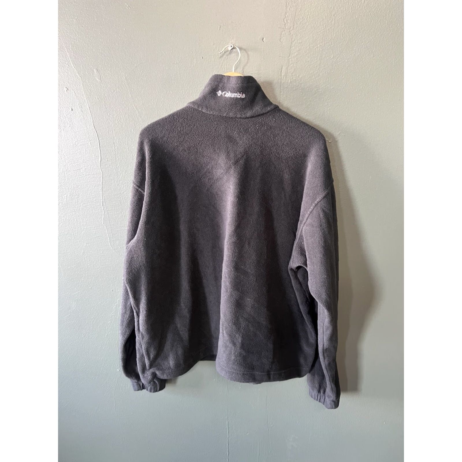 Vintage Columbia Fleece Sweatshirt XL Zip Up Black Mens Size US XL / EU 56 / 4 - 2 Thumbnail