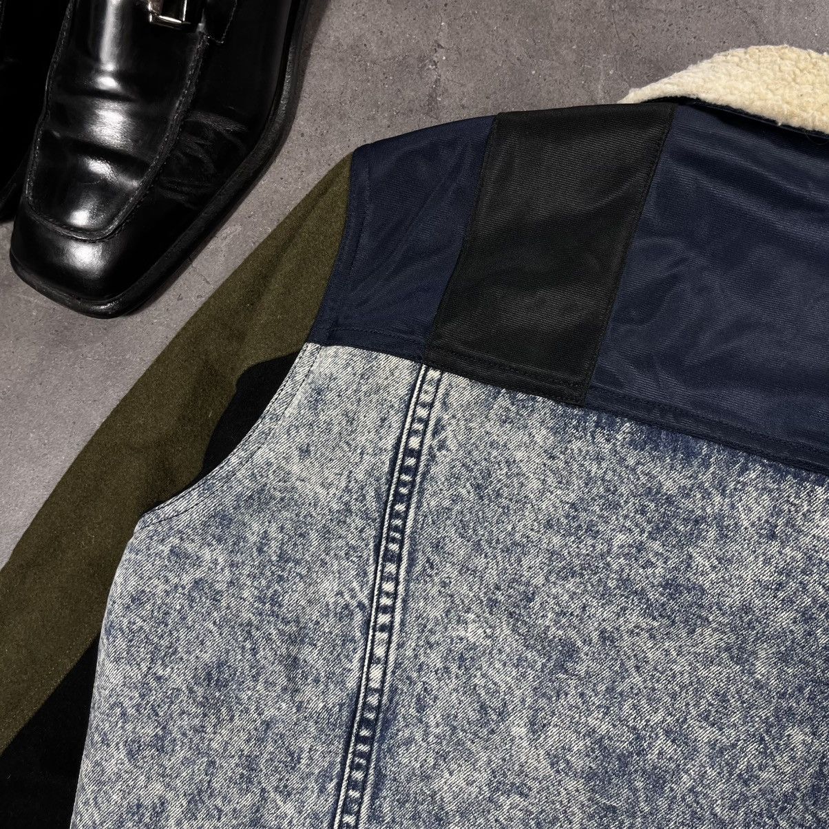 Han Kjobenhavn Vintage Han Kjobenhavn Patchwork Sherpa Trucker Denim Jacket Size US S / EU 44-46 / 1 - 11 Thumbnail