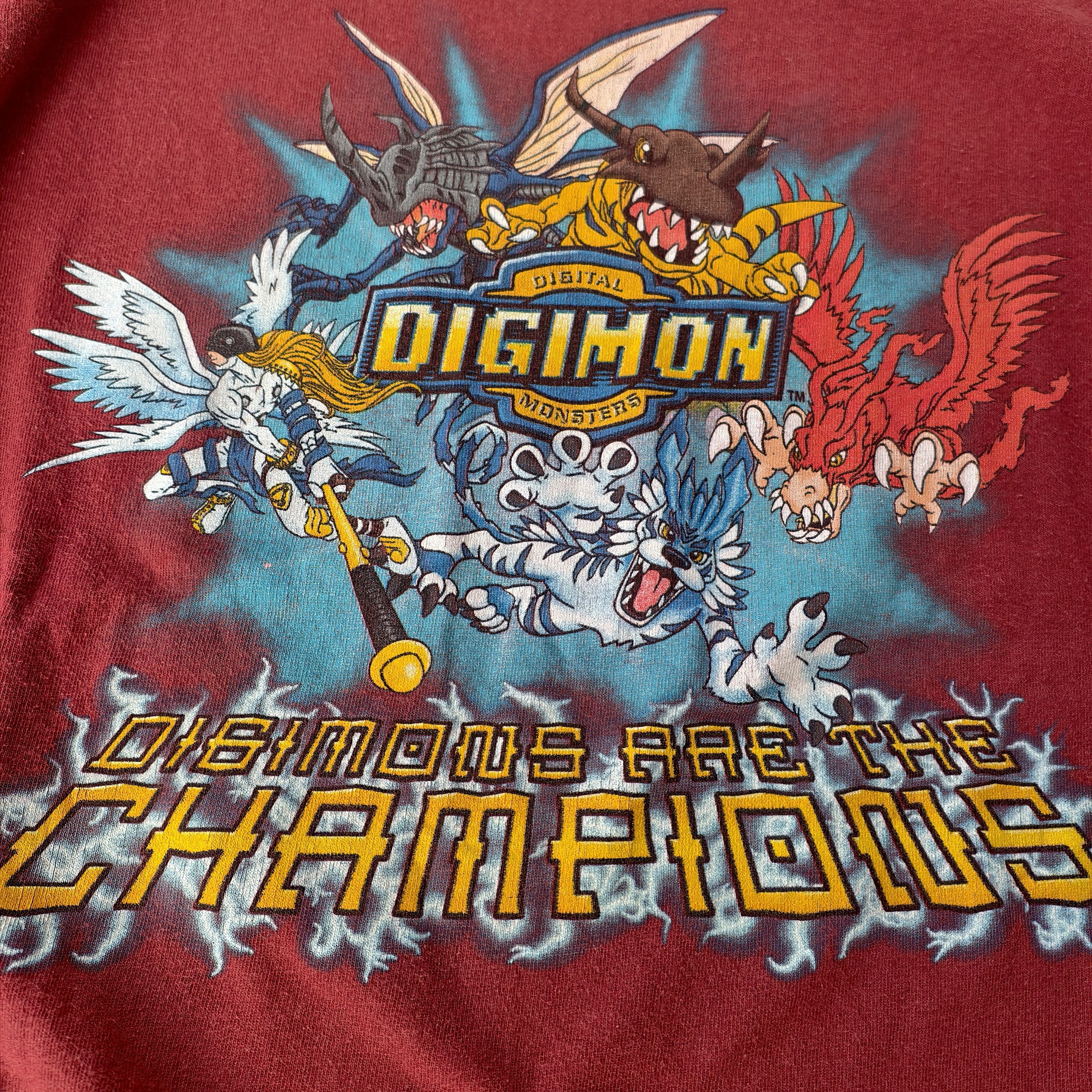 Anime Vtg Digimon we are the champions Size US L / EU 52-54 / 3 - 3 Thumbnail