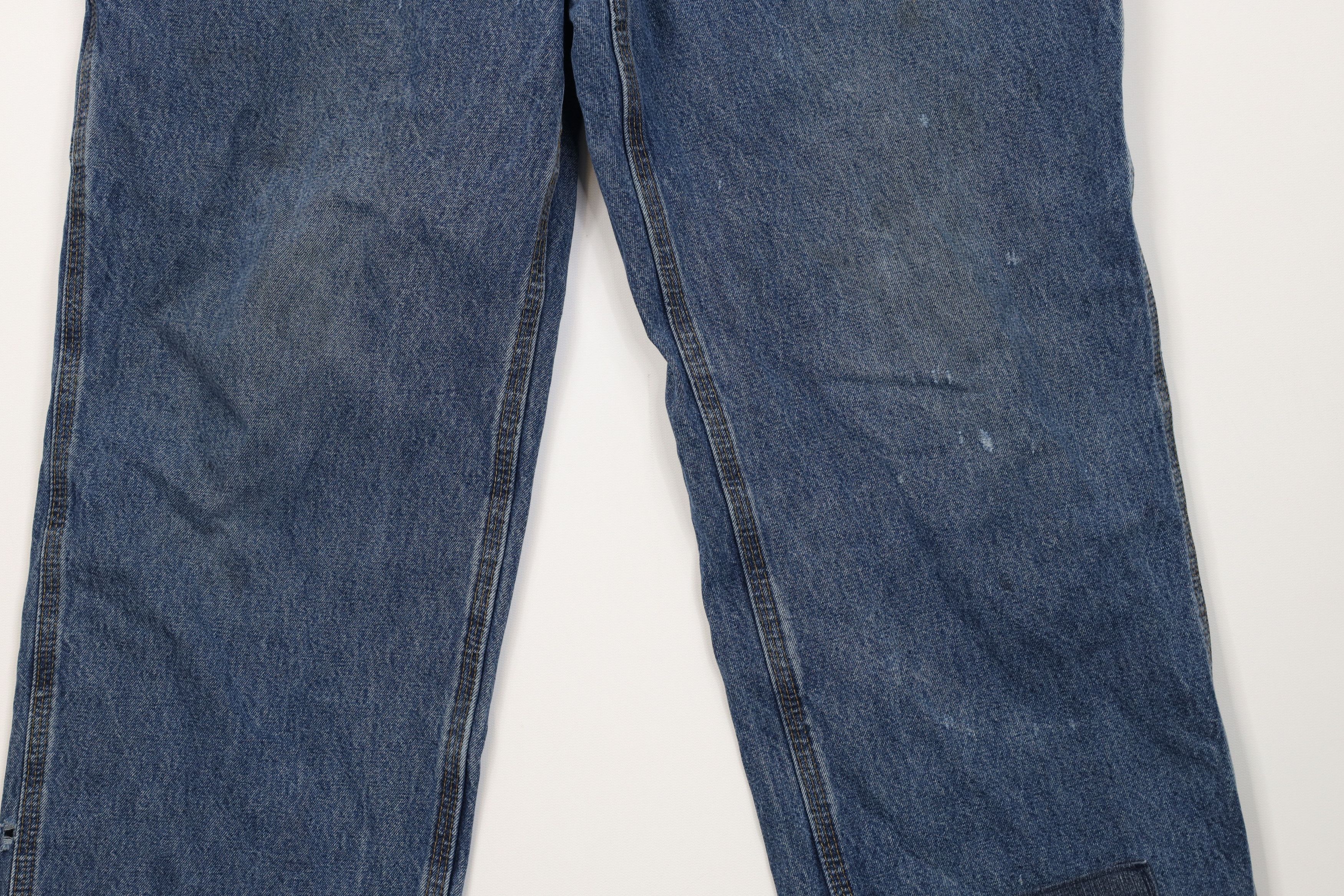 Carhartt Vintage Y2K Carhartt Wide Leg Original Dungaree Denim Jeans Size US 34 / EU 50 - 4 Thumbnail