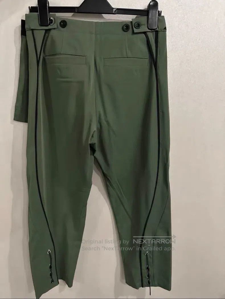 Kiko Kostadinov Kiko Kostadinov Army green pants, Riri zipper Size US 30 / EU 46 - 2 Thumbnail