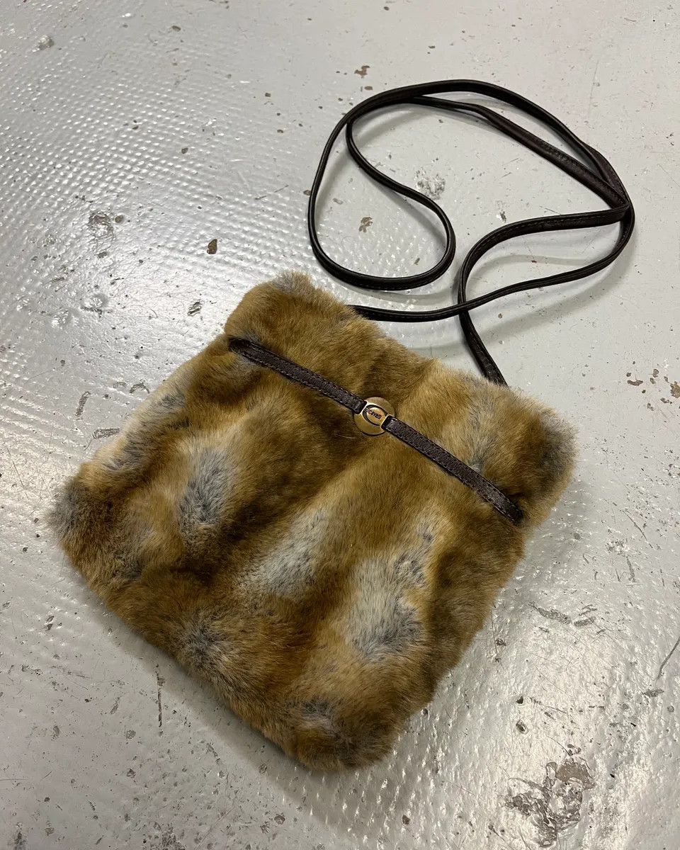 Roberto Cavalli Roberto Cavalli Tan Fur Shoulder Bag Size ONE SIZE - 3 Thumbnail