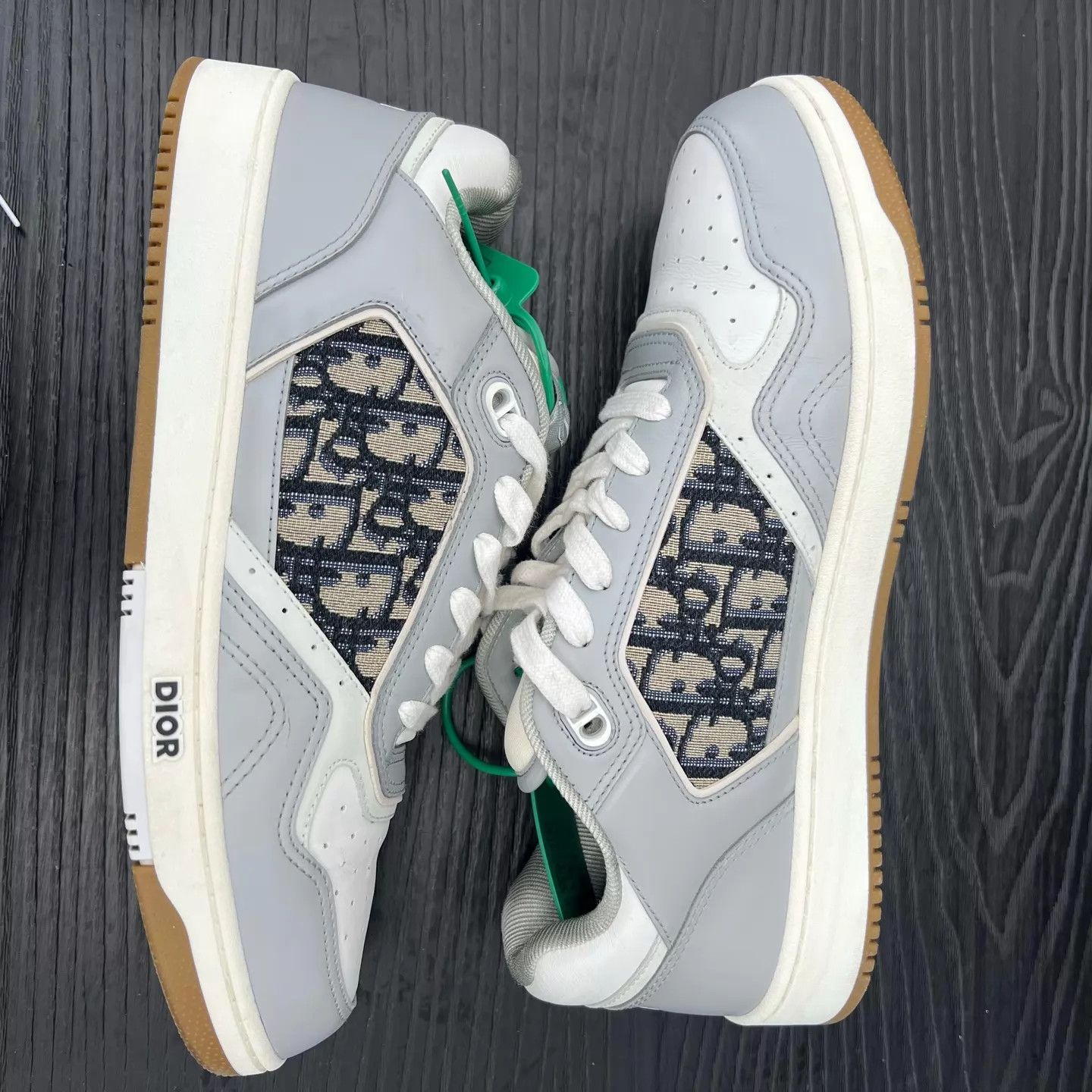 Dior Dior B27 Gray & White 43 Sneakers Worn a few times like new Size US 10 / EU 43 - 4 Thumbnail
