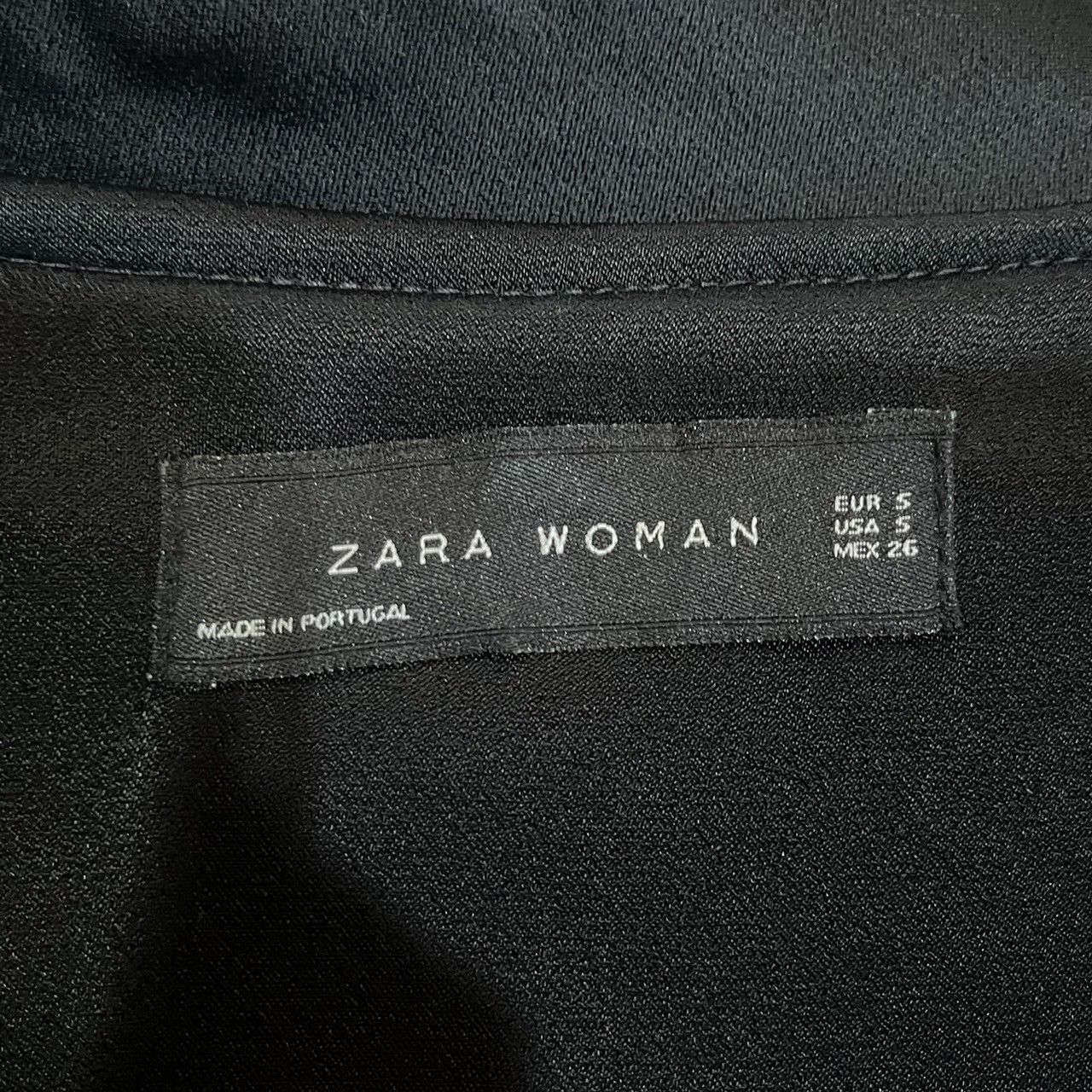 Zara Zara Black Asian Cherry Blossom Embroidered Satin Jacket Size S / US 4 / IT 40 - 9 Thumbnail