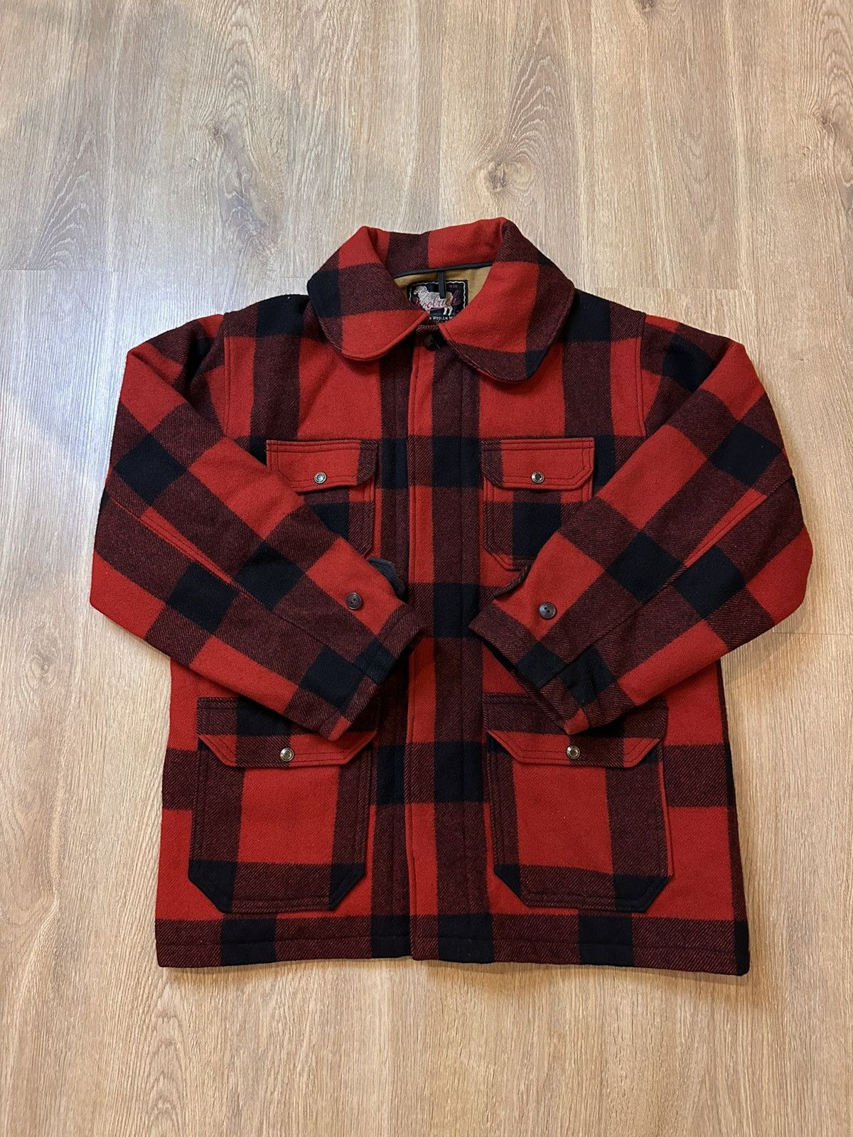 Woolrich Red and Black Plaid Jacket 40-60s