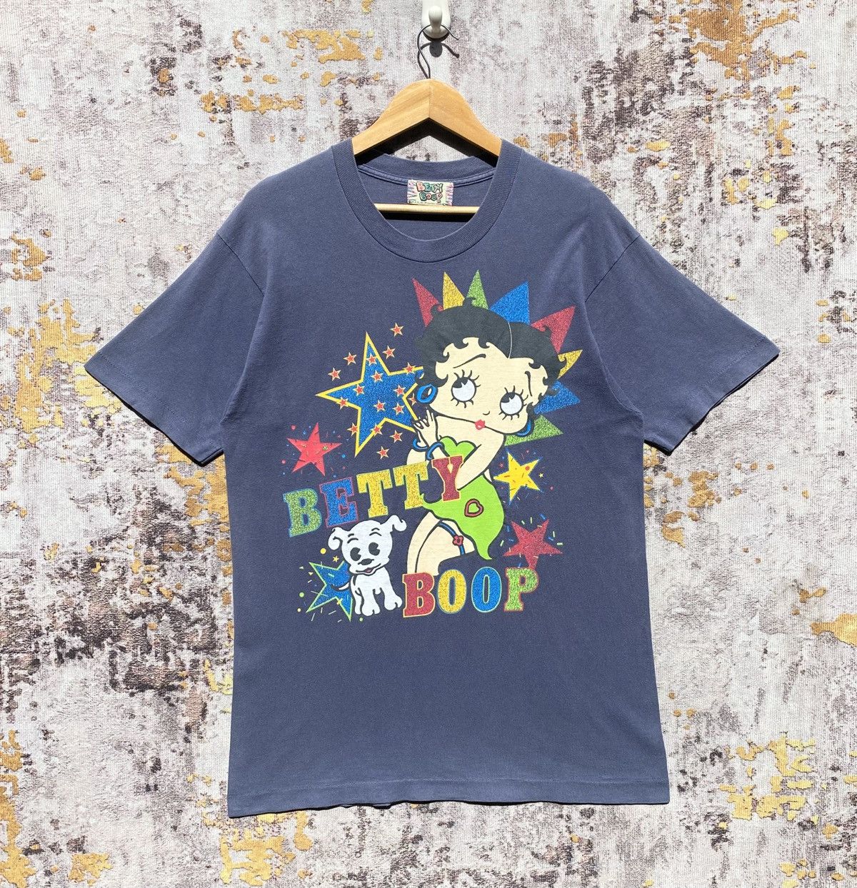 Vintage 90s Betty Pop Cartoon Character Shirt SunFaded