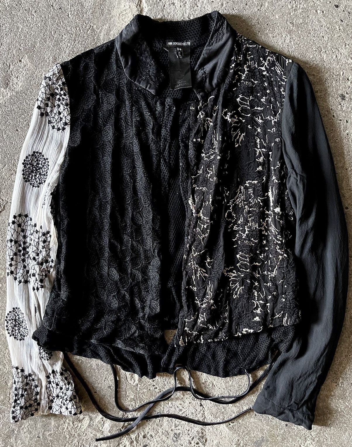 ANN DEMEULEMEESTER ローブ カーディガン ANN DEMEULEMEESTER ローブ カーディガン