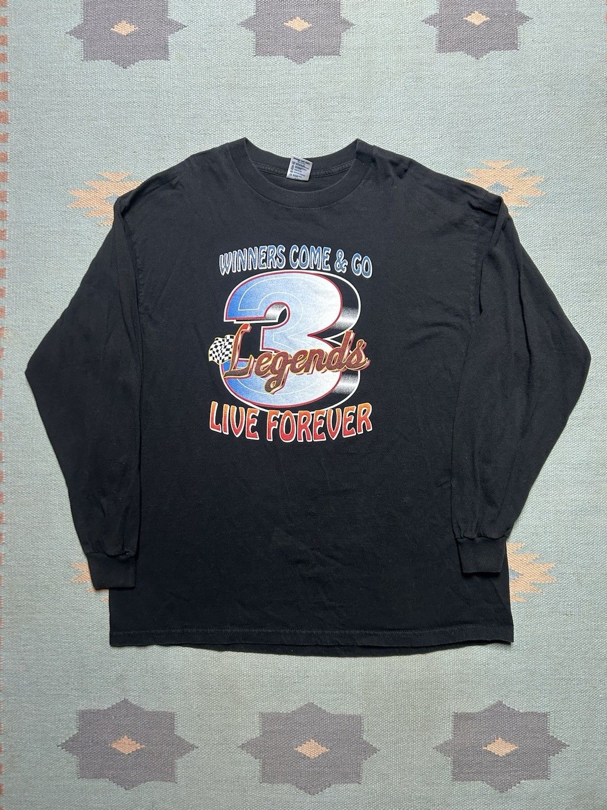 Vintage Vtg t shirt Dale Earnhardt nascar legends live forever 3 XL Size US XL / EU 56 / 4 - 1 Thumbnail
