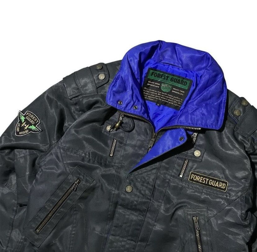 Vintage Vintage Racing Jacket “Forest Guard” Complete Belt Size US L / EU 52-54 / 3 - 2 Thumbnail