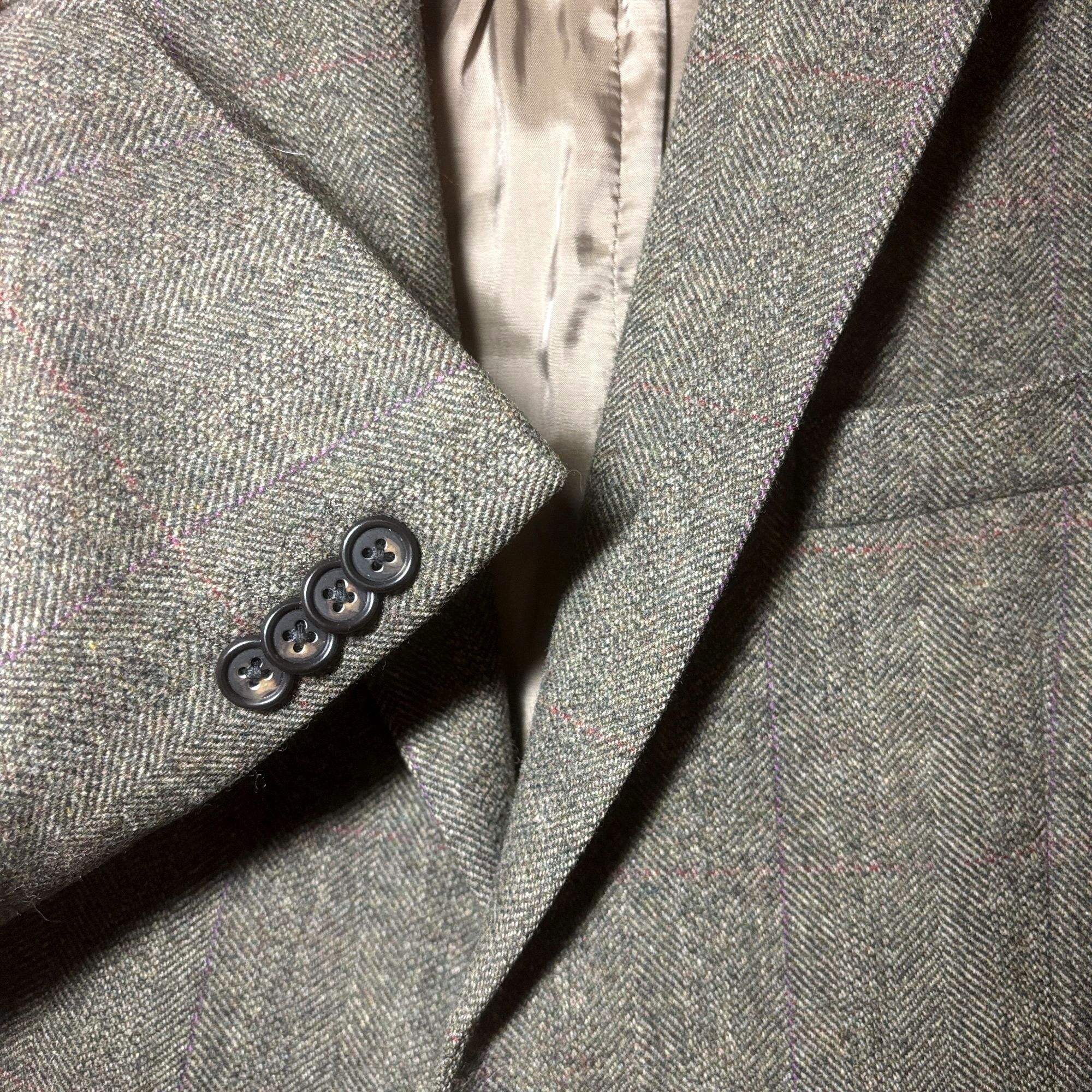Ralph Lauren Lauren Ralph Lauren Silver Label Mens Herringbone Blazer Twe Size 40R - 3 Thumbnail