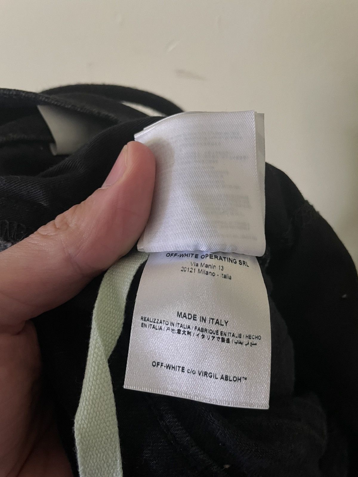 Off-White Off White Checkered Back “Slim Fit” Jeans Size US 32 / EU 48 - 10 Thumbnail