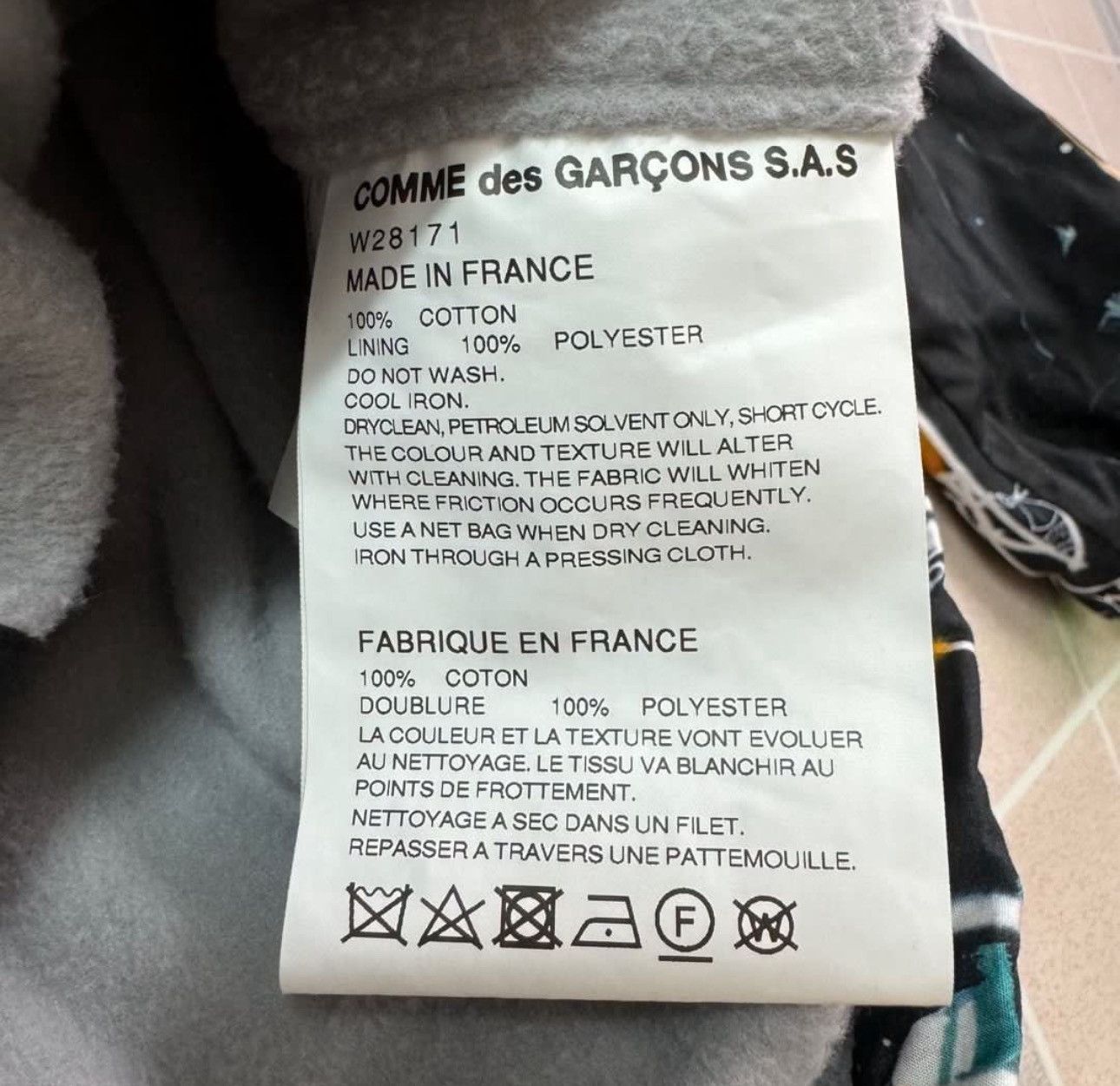 Comme des Garcons Commes Des Garcons x Futura Jacket Parkas Size US M / EU 48-50 / 2 - 6 Thumbnail