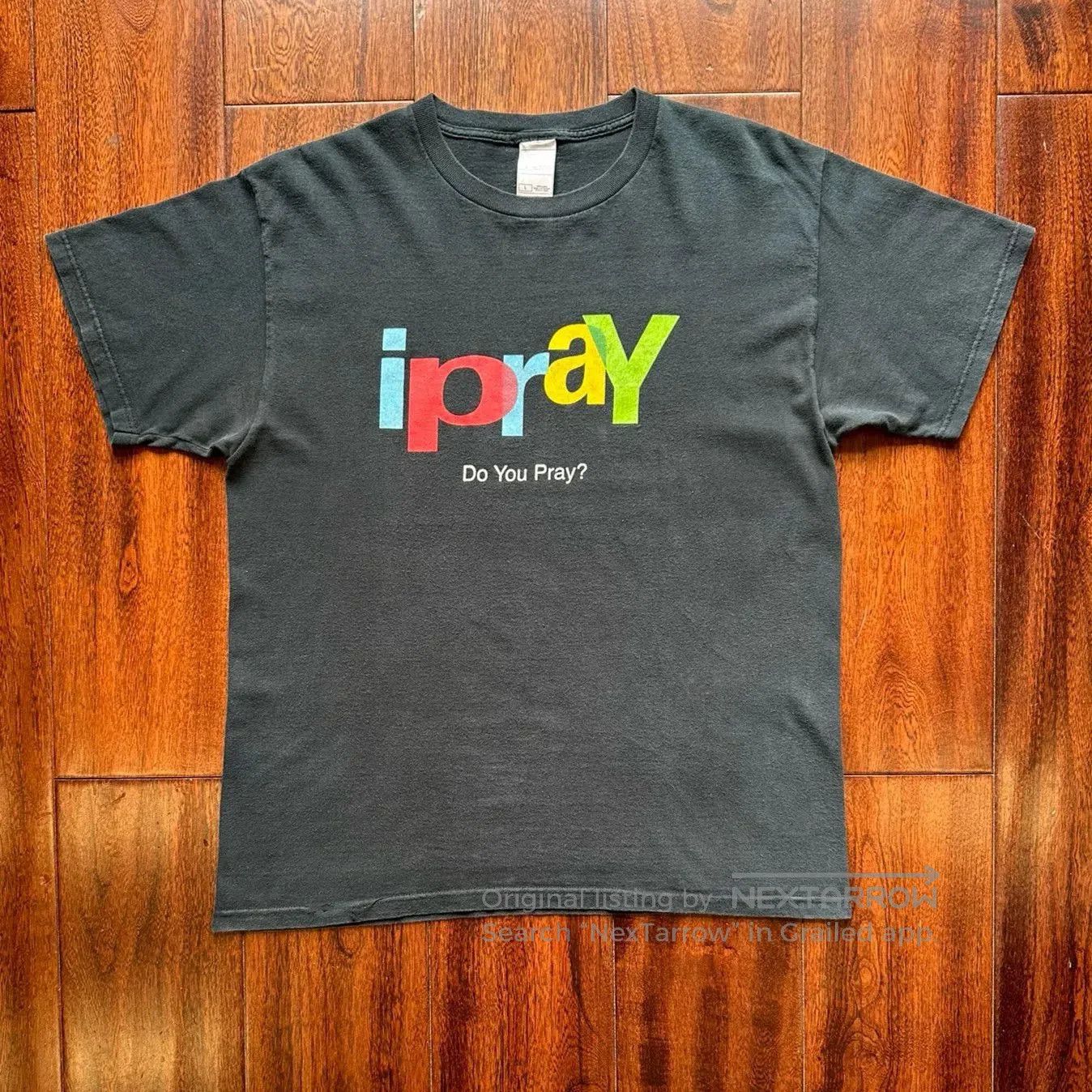 Vintage Vintage 00s Balenciaga Ipray Parody Tee. Size US M / EU 48-50 / 2 - 1 Thumbnail