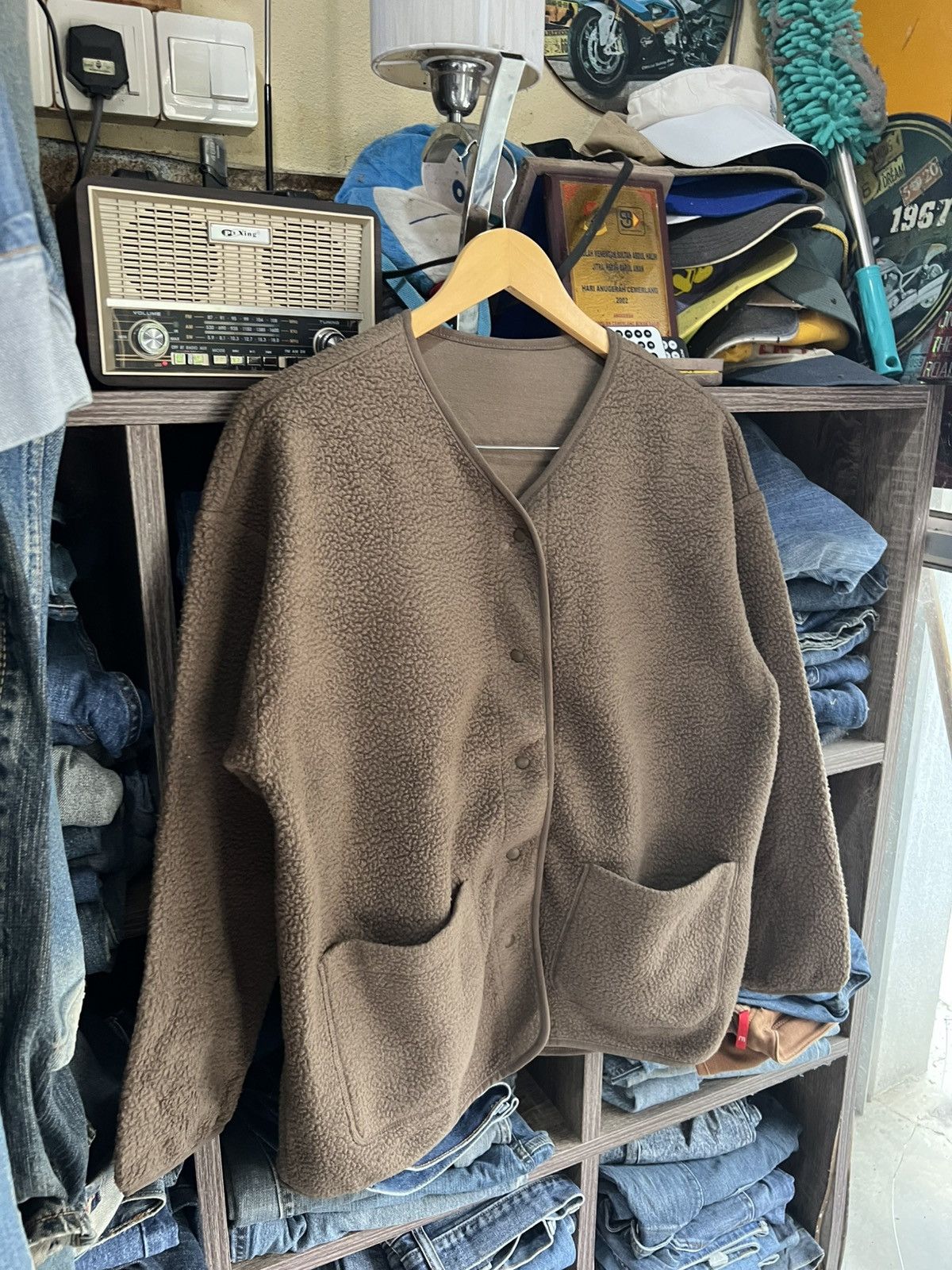 Global Work 🔥Global Work Deep Pile Sherpa Button Jacket Size US M / EU 48-50 / 2 - 8 Thumbnail
