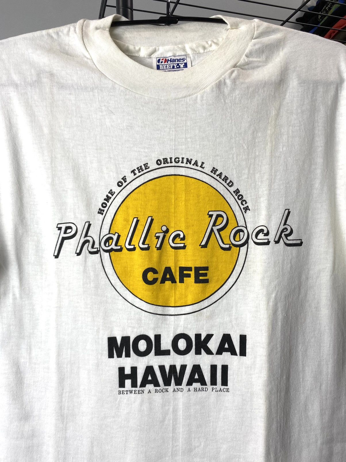Hard Rock Cafe Vintage 90’s Hard Rock Cafe Molokai Hawaii T Shirt Pocker Size US M / EU 48-50 / 2 - 2 Thumbnail