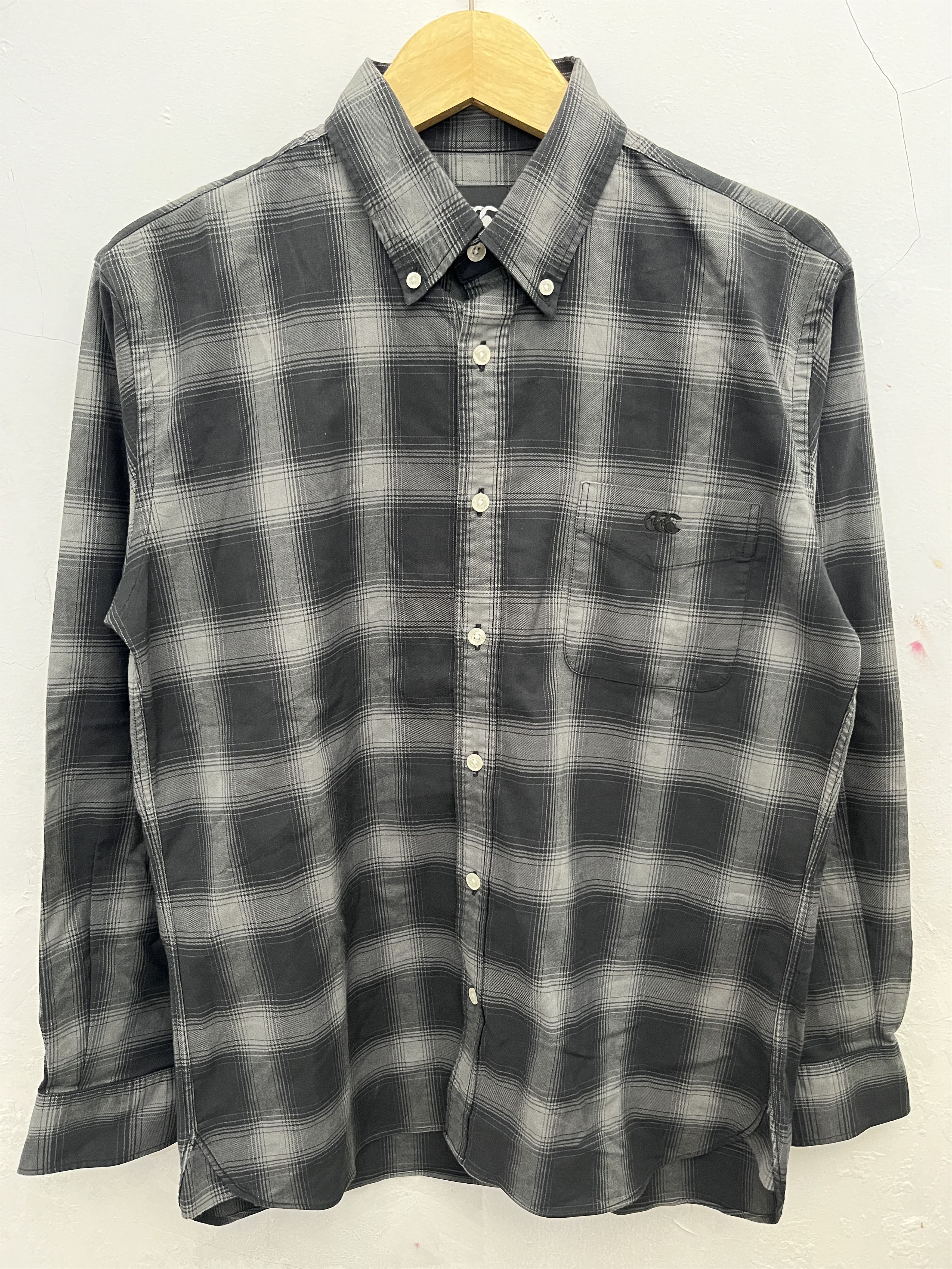 Canterbury of New Zealand Canterbury Flannel Shirt Black Plaid – L Size US L / EU 52-54 / 3 - 2 Thumbnail