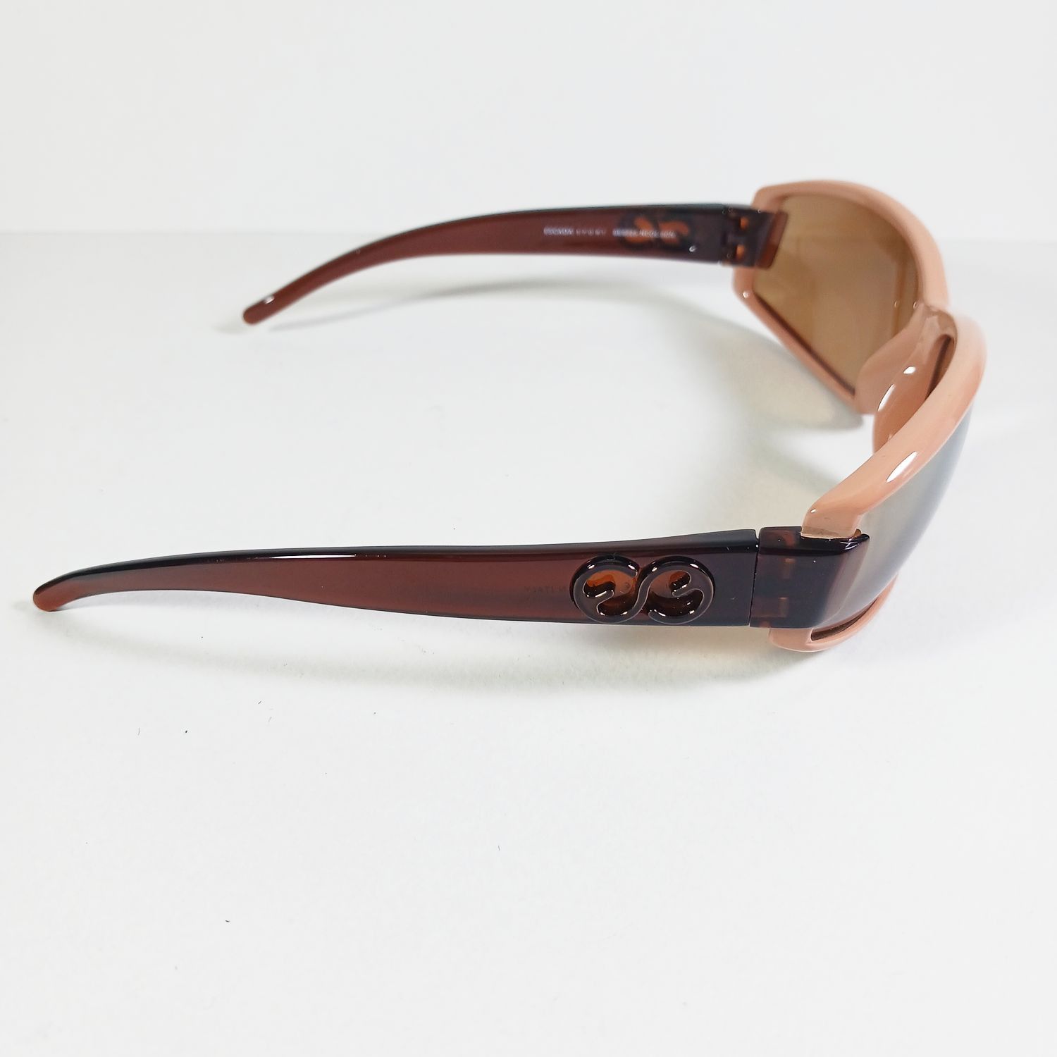Escada Escada Sport SES025 Nude/Brown Wrap Designer Wrap Sunglasses Size ONE SIZE - 5 Thumbnail
