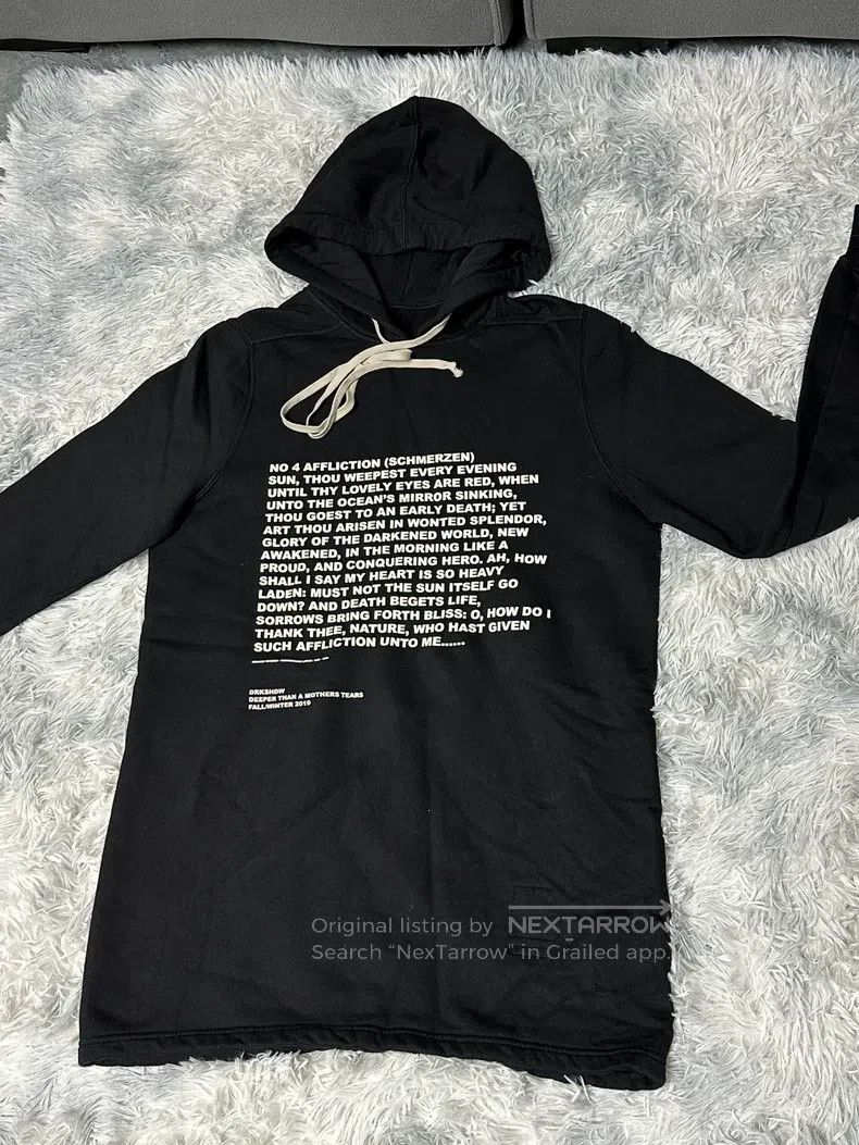 Rick Owens Rick Owens 19fw hoodie Size US XS / EU 42 / 0 - 1 Thumbnail