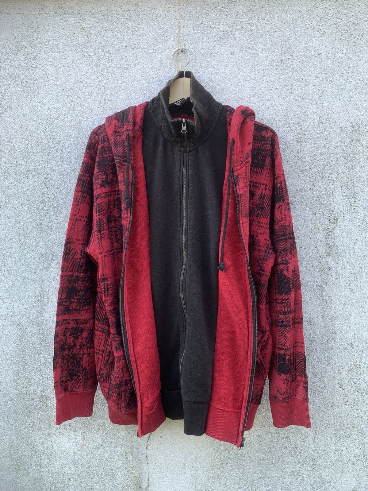 Hysteric Glamour × Undercover Japanese Booth Poem Double Layer Hoodie Jacket lgb style Size US L / EU 52-54 / 3 - 3 Thumbnail