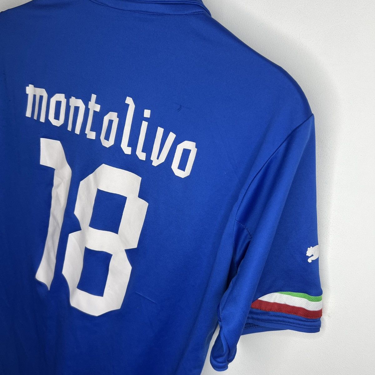 Puma Puma Italy Montolivo 18 Blue Jersey Tshirt Kit Soccer Tesm Size US M / EU 48-50 / 2 - 9 Thumbnail