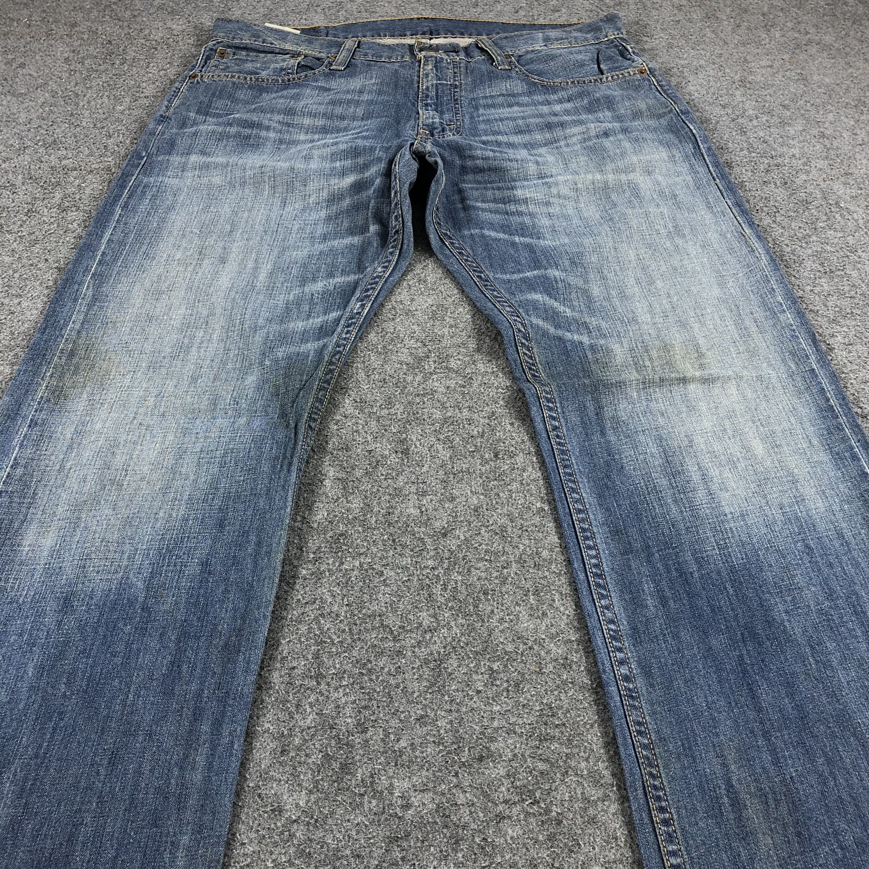 Levi's Stone Wash Vintage Levis 514 Jeans -J1058 Size US 35 - 3 Thumbnail