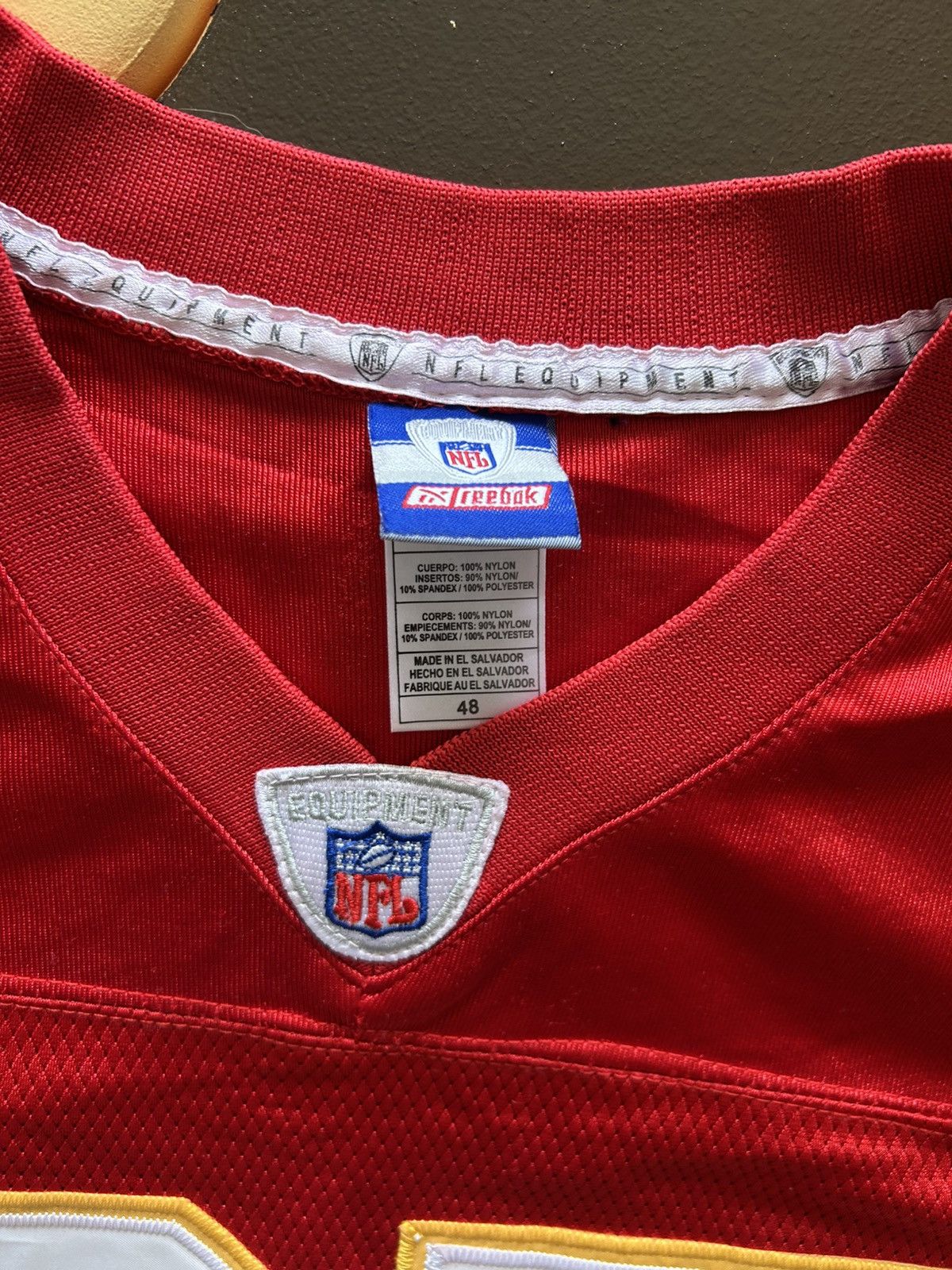 NFL Kansas City Chiefs Vintage Reebok Football Jersey L Johnson Size US L / EU 52-54 / 3 - 6 Thumbnail