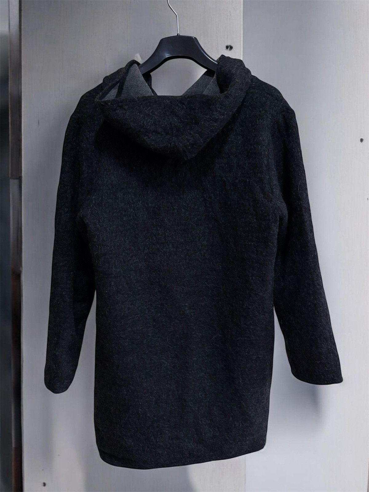 Annette Gortz Annette Goertz Textured Hooded Belted Cardigan Coat L Grey Size L / US 10 / IT 46 - 2 Thumbnail