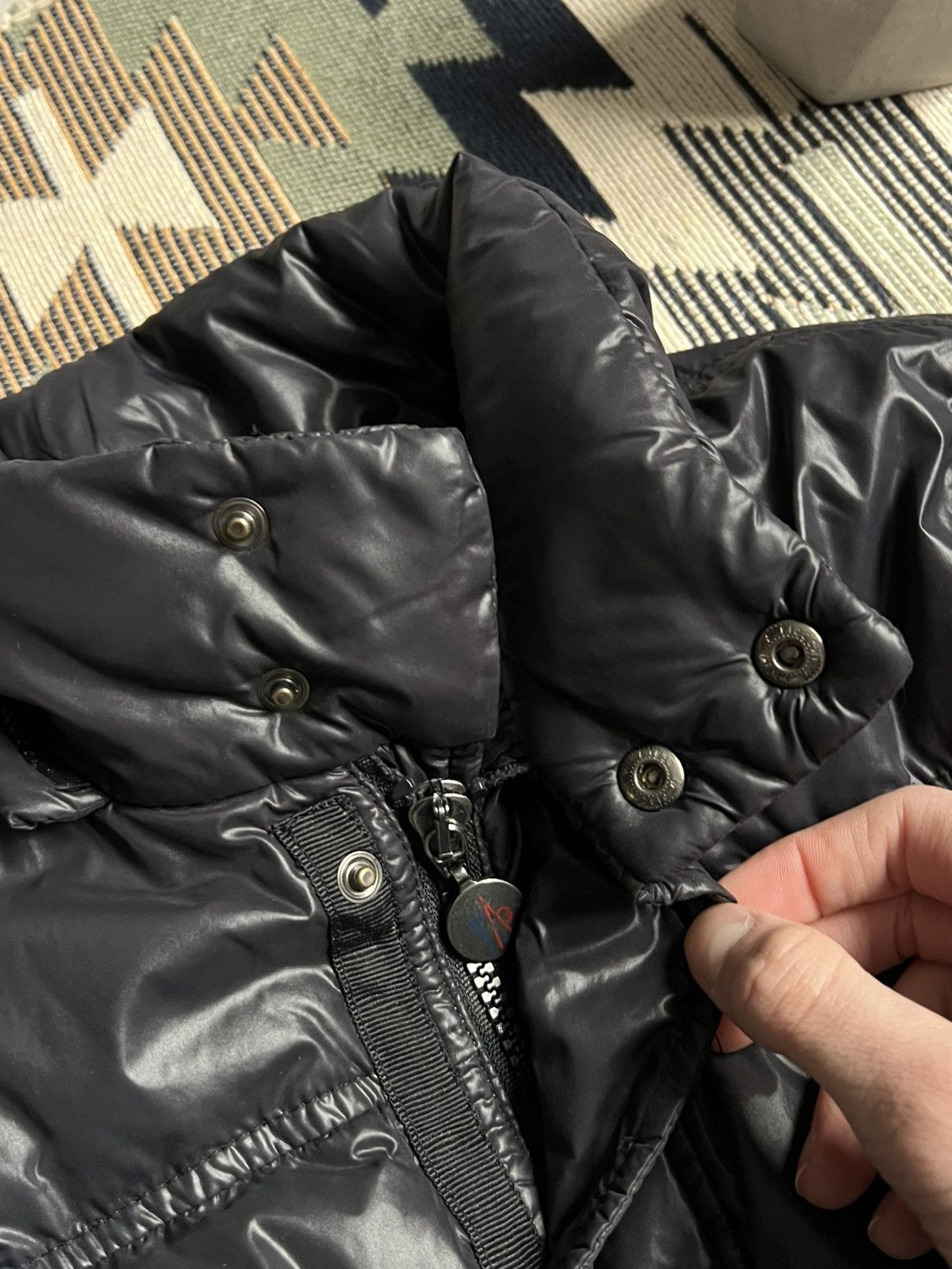 Moncler Moncler Maya Kids 128cm Big Logo Puffer Jacket Size US XXS / EU 40 - 10 Thumbnail