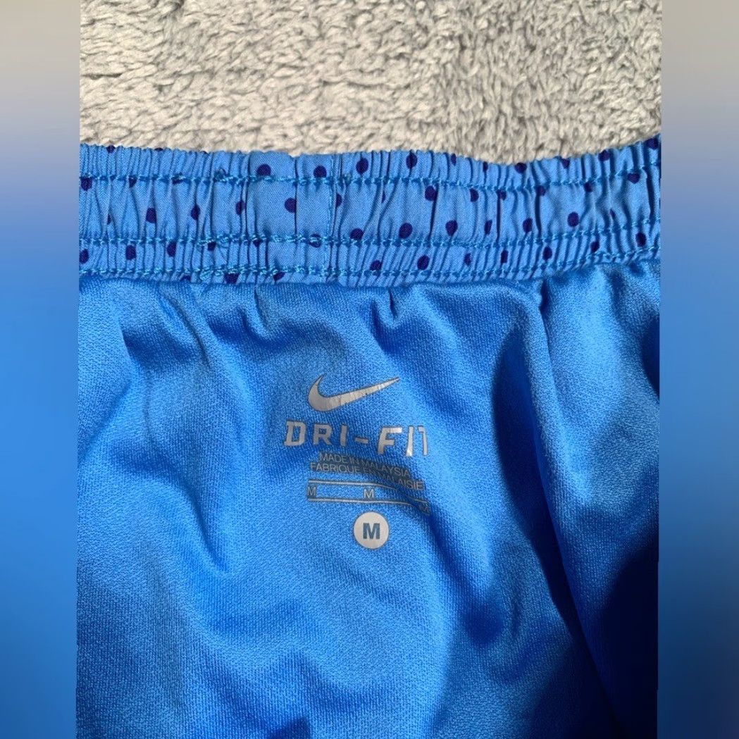 Nike Nike Dri-Fit Running Shorts Women M Blue Athletic Regular Size 32" / US 10 / IT 46 - 4 Thumbnail
