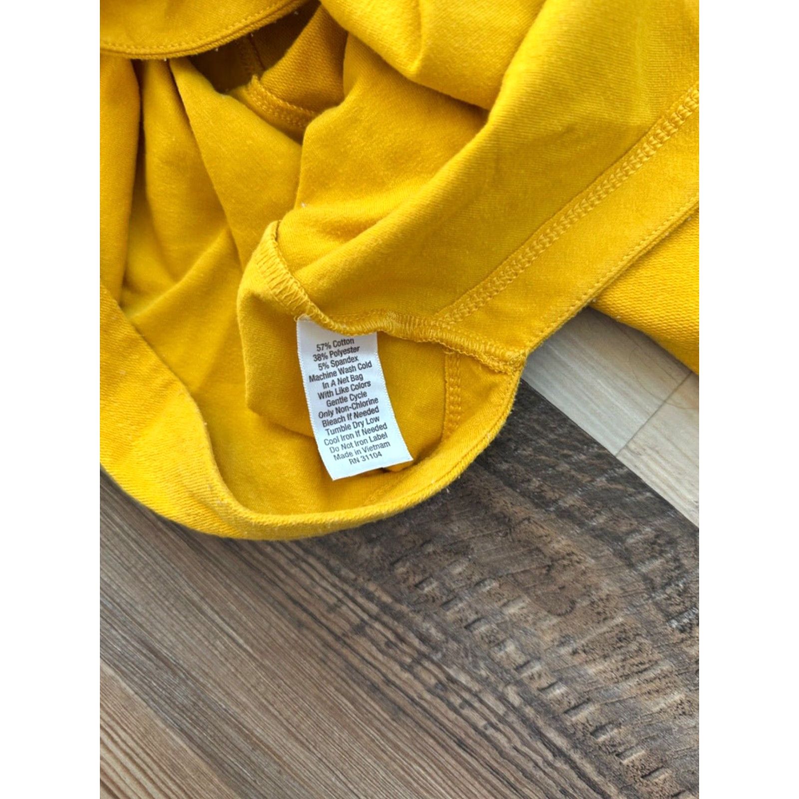 Vintage Zelos Lightweight Yellow Sweatshirt Women M Crew Long Sleeve Activewear Size M / US 6-8 / IT 42-44 - 4 Thumbnail