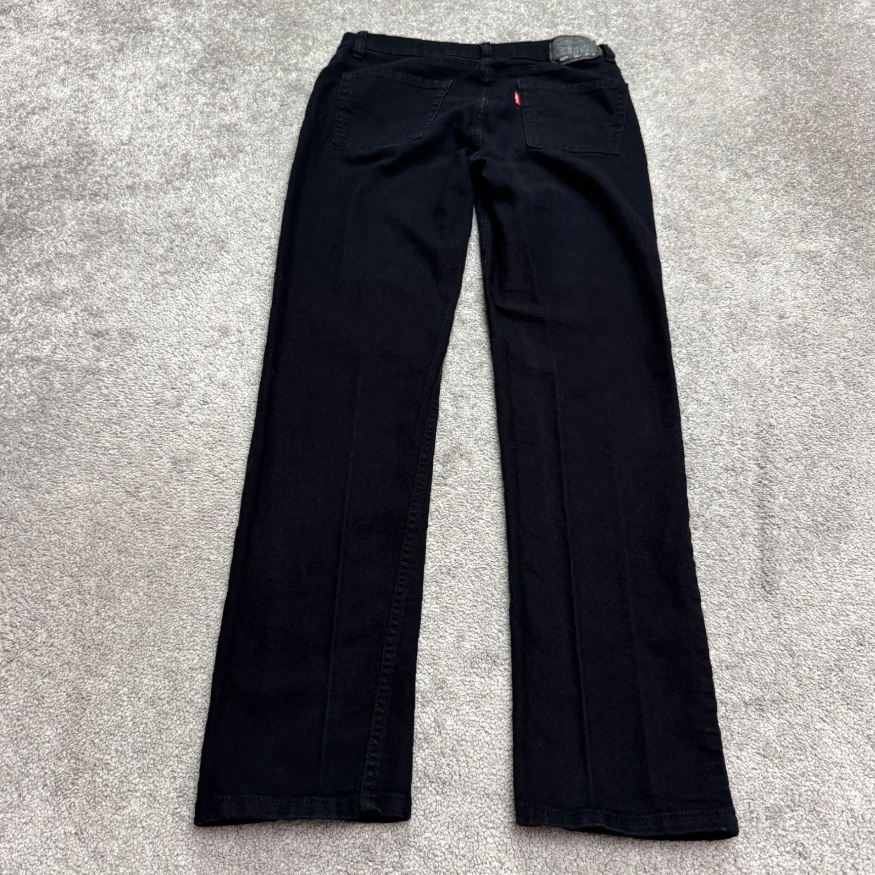 Levi's Levi's 502 Denim Jeans Women's Regular Taper 30x30 Black Dark Wash Mid Rise 18 Women's Jeans Size 40" / US 18 - 2 Thumbnail