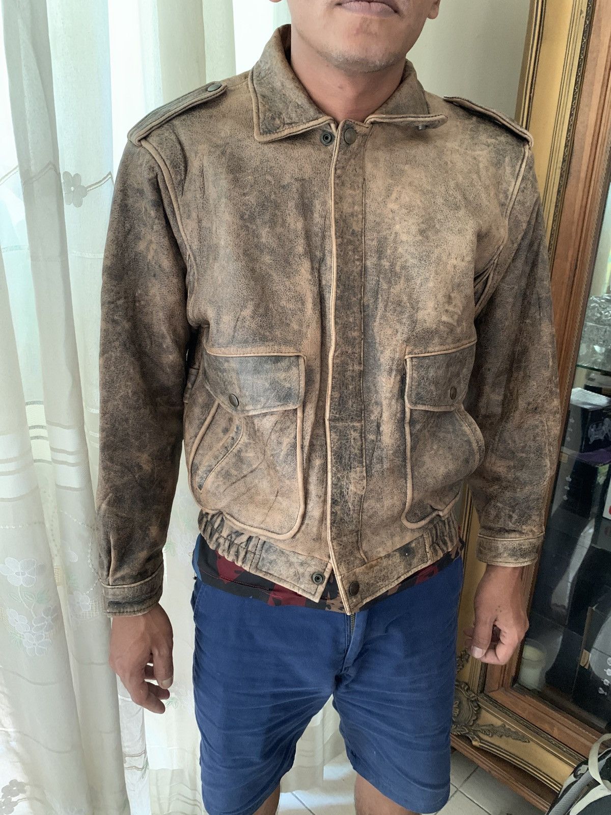 Vintage Vintage james dean leather jacket Size US M / EU 48-50 / 2 - 6 Thumbnail