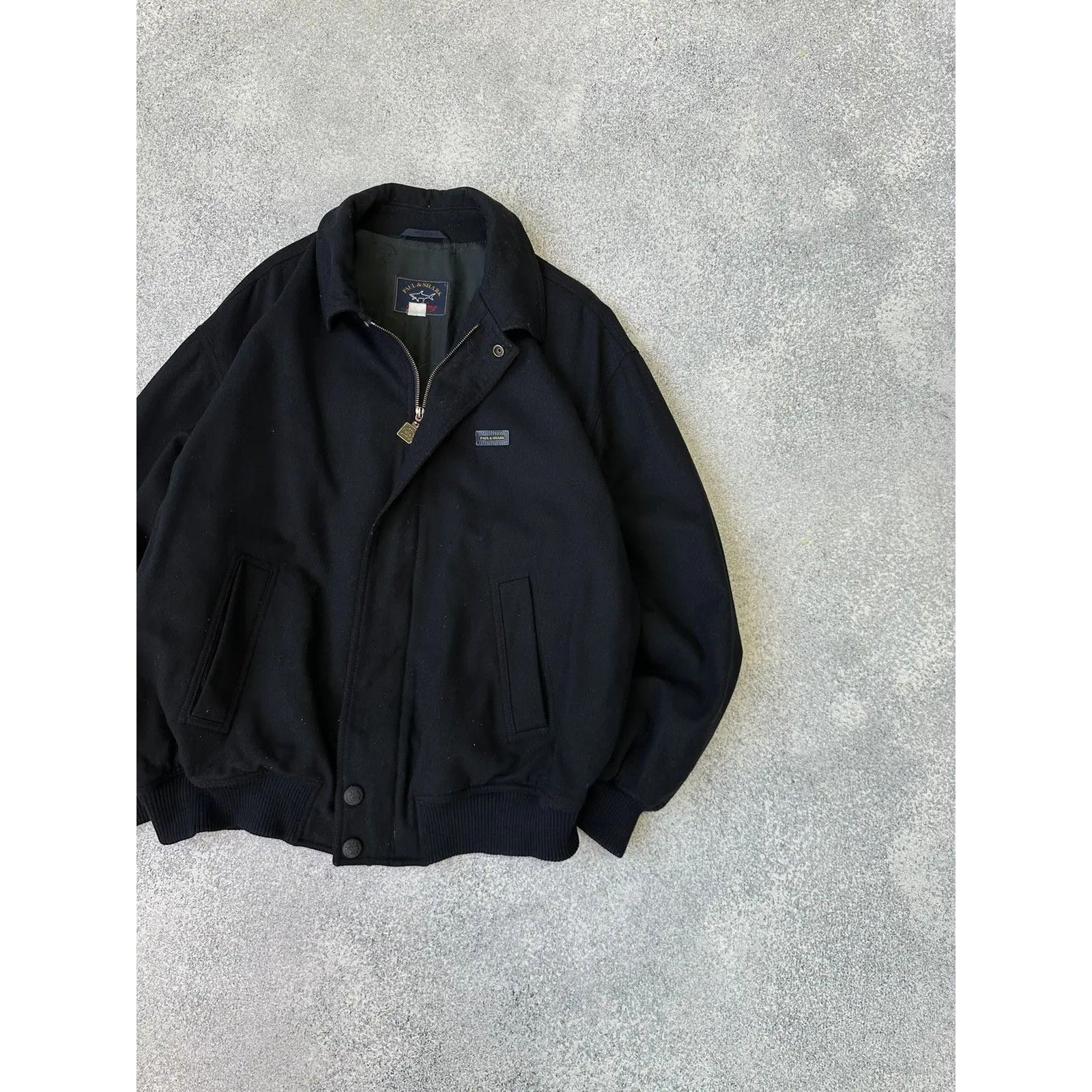 Paul & Shark VTG Paul&Shark Wool Luxury Bomber Jacket Size US L / EU 52-54 / 3 - 3 Thumbnail