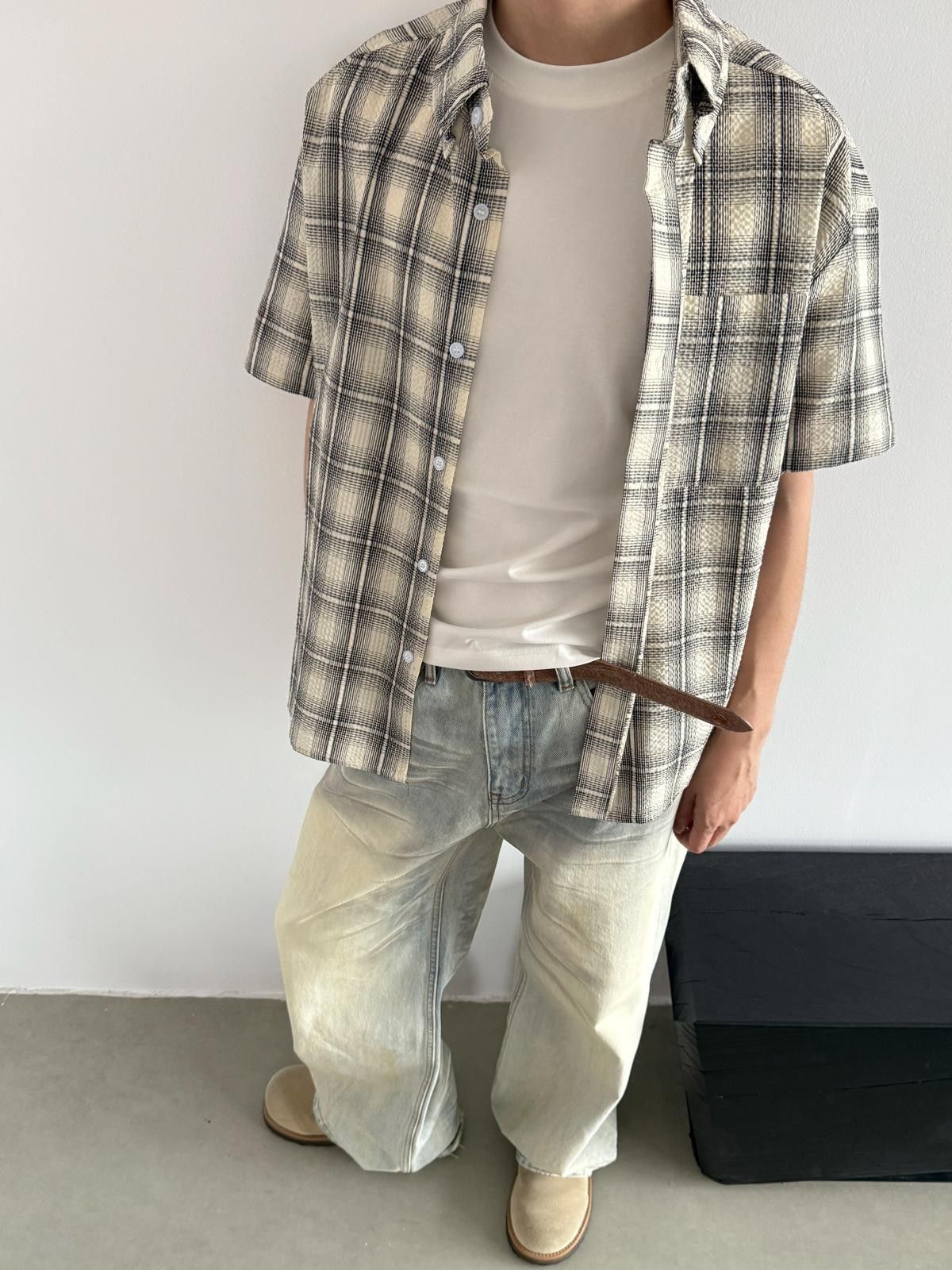 Japanese Brand Plaid Button-Up Shirt Size US M / EU 48-50 / 2 - 5 Thumbnail